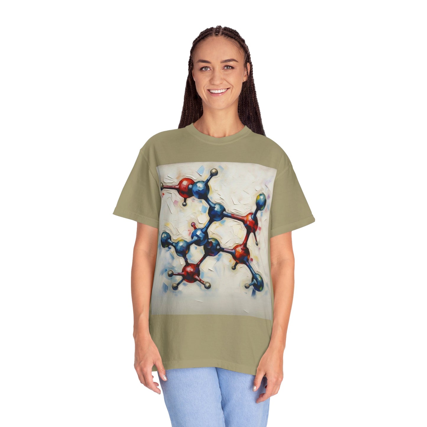 Unisex Artistic Molecule T-Shirt | Science-Inspired Design