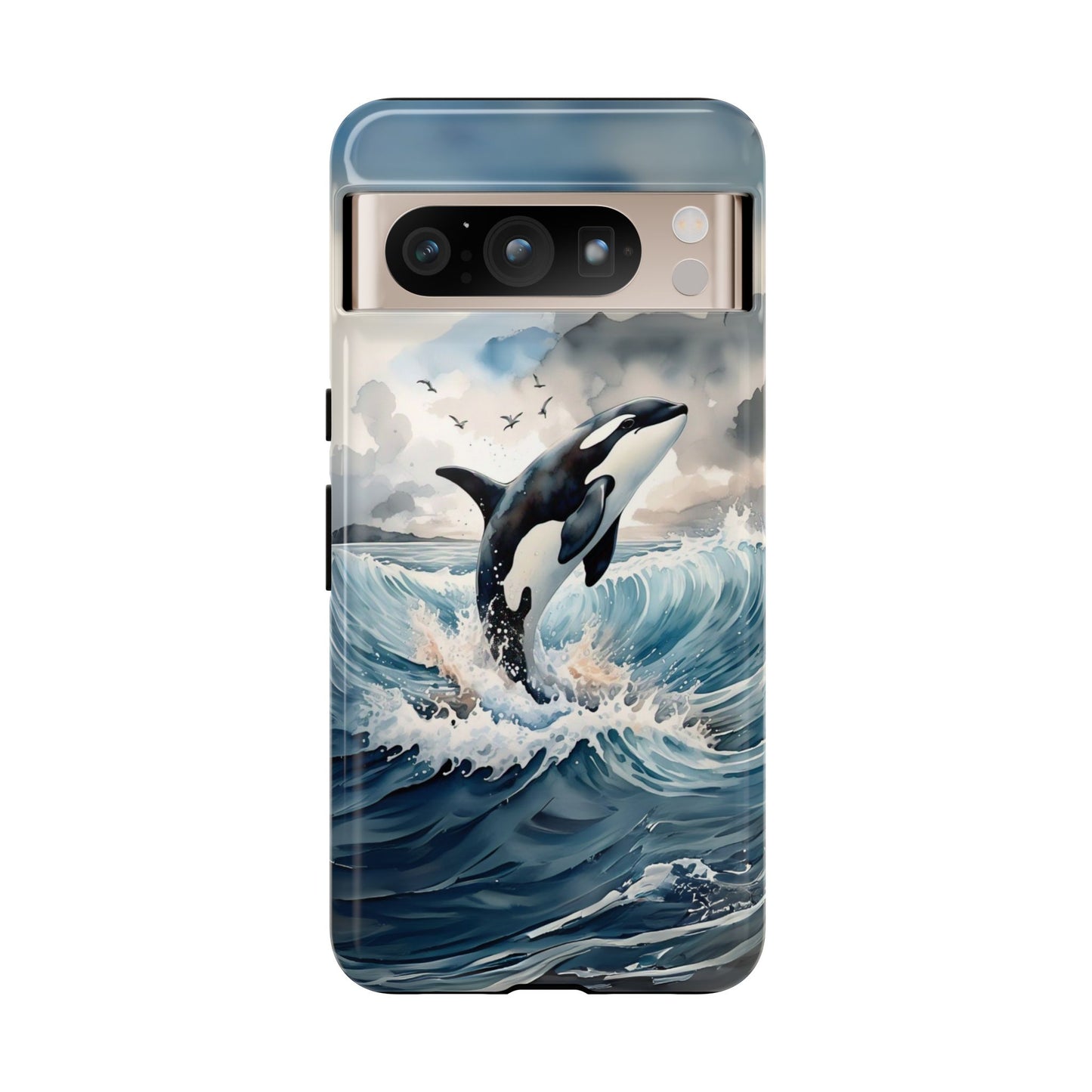 Whale Splash Phone Case - Tough & Stylish Ocean Design