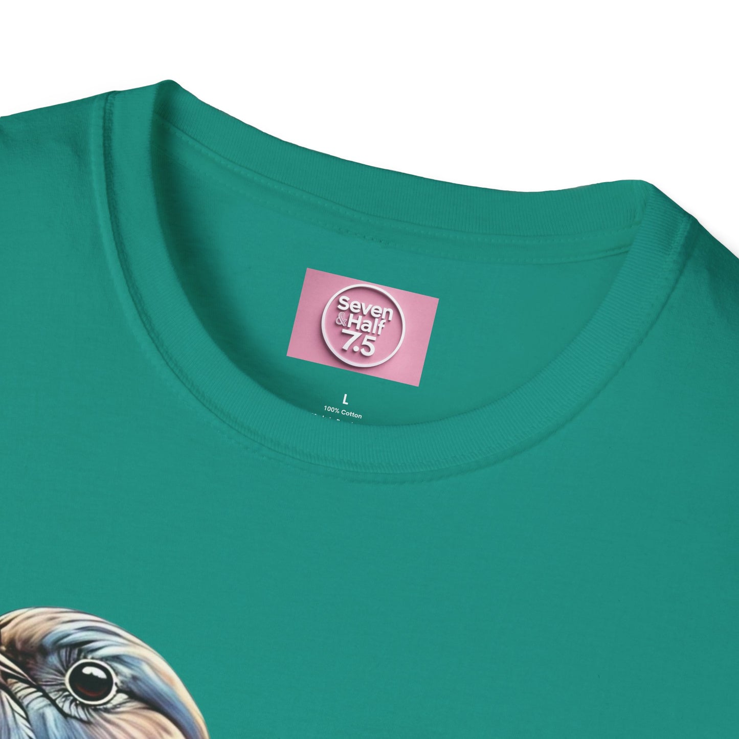 Nature-Inspired Bird Graphic T-Shirt for Soft Comfort
