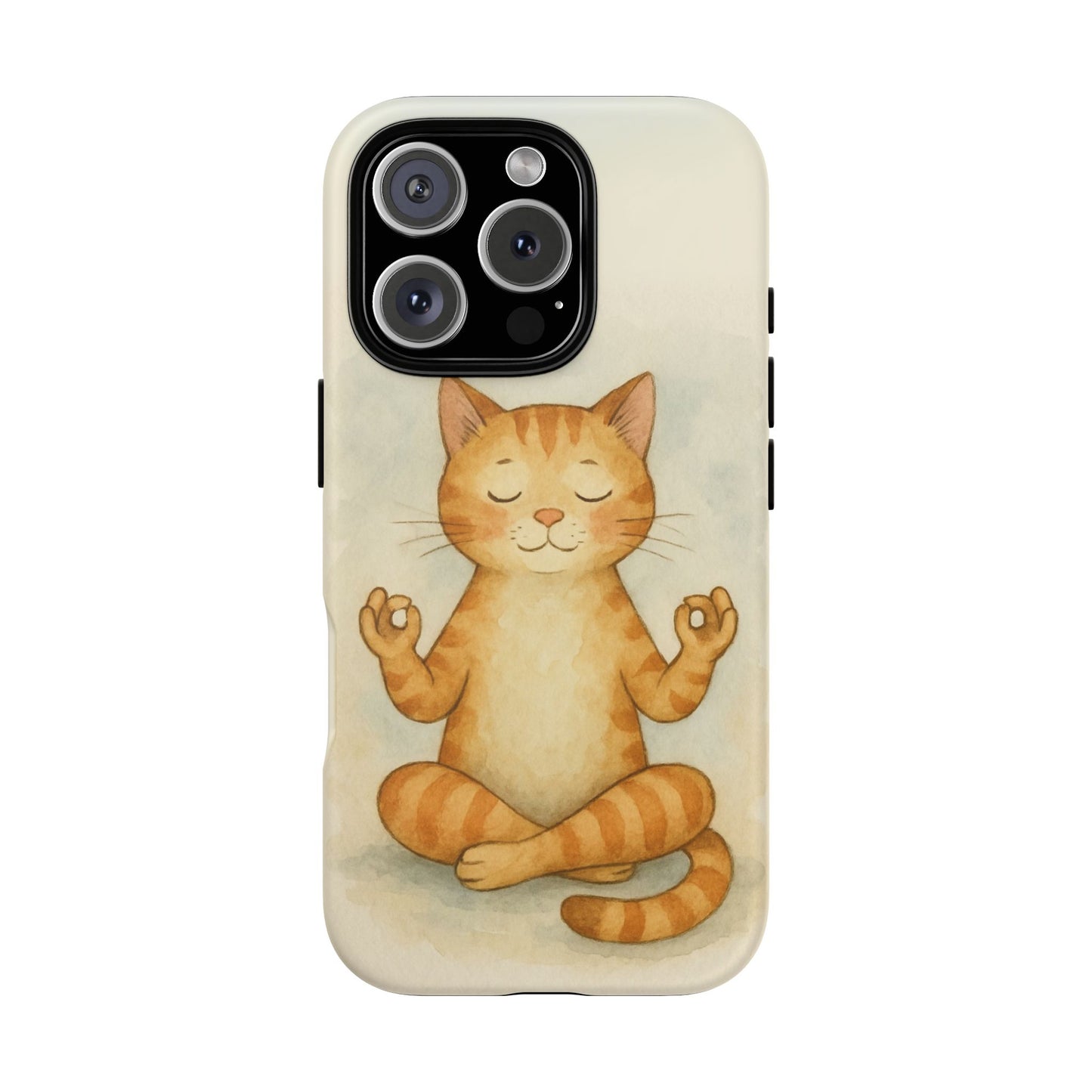 Zen Cat Phone Case - Tough & Stylish - Perfect for Cat Lovers