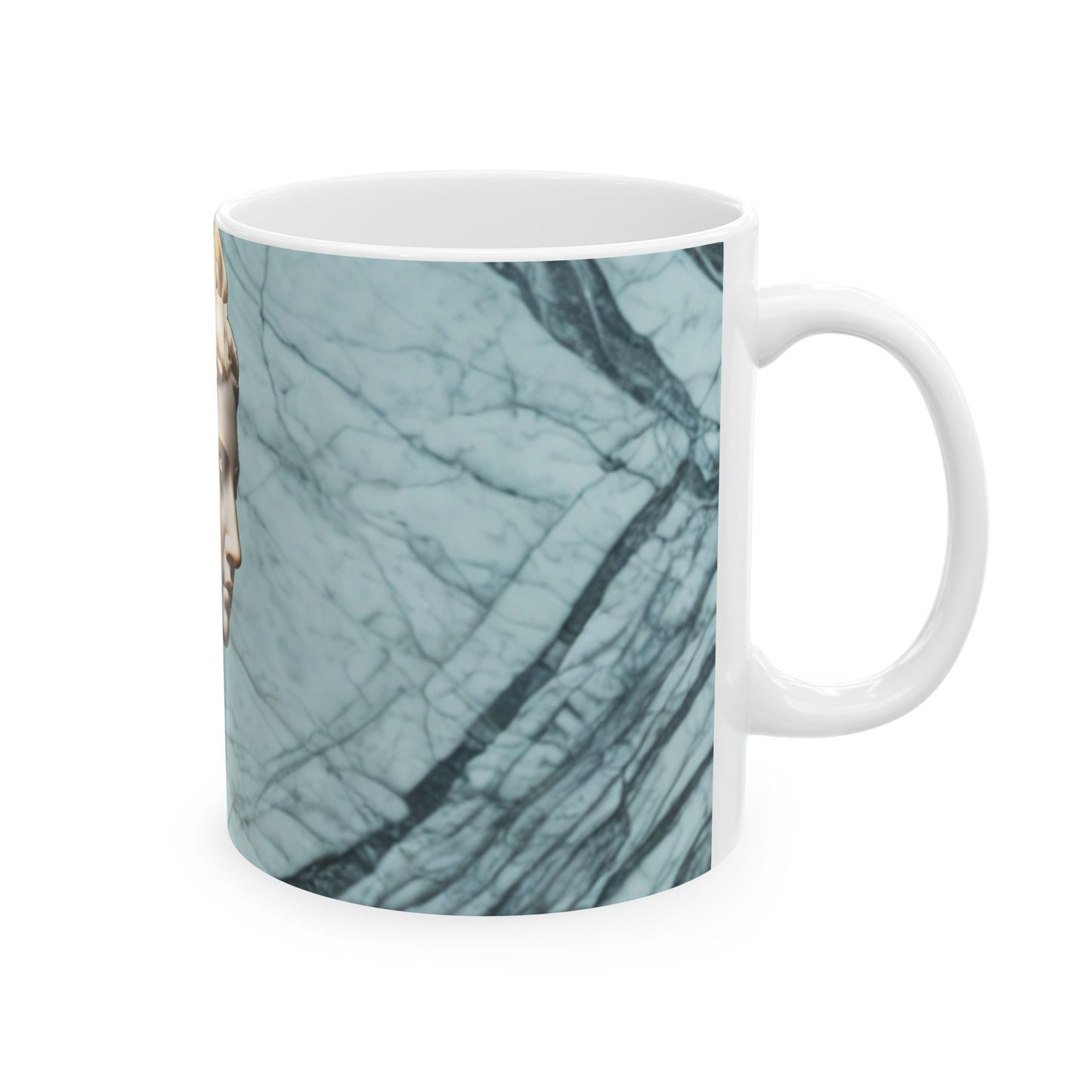 Elegant Marble Design Ceramic Mug - 11oz & 15oz