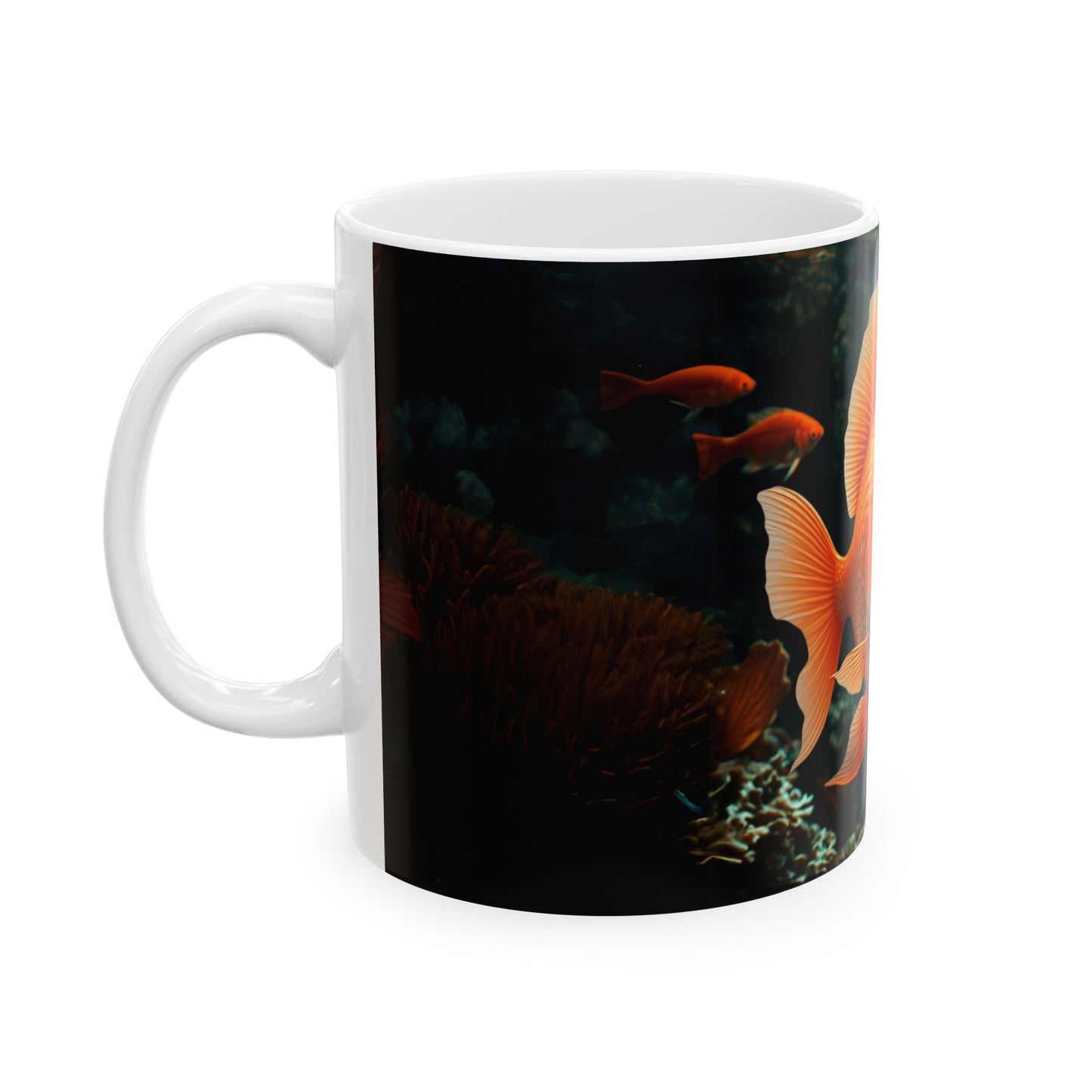 Whimsical Goldfish Ceramic Mug - Perfect for Aquatic Lovers