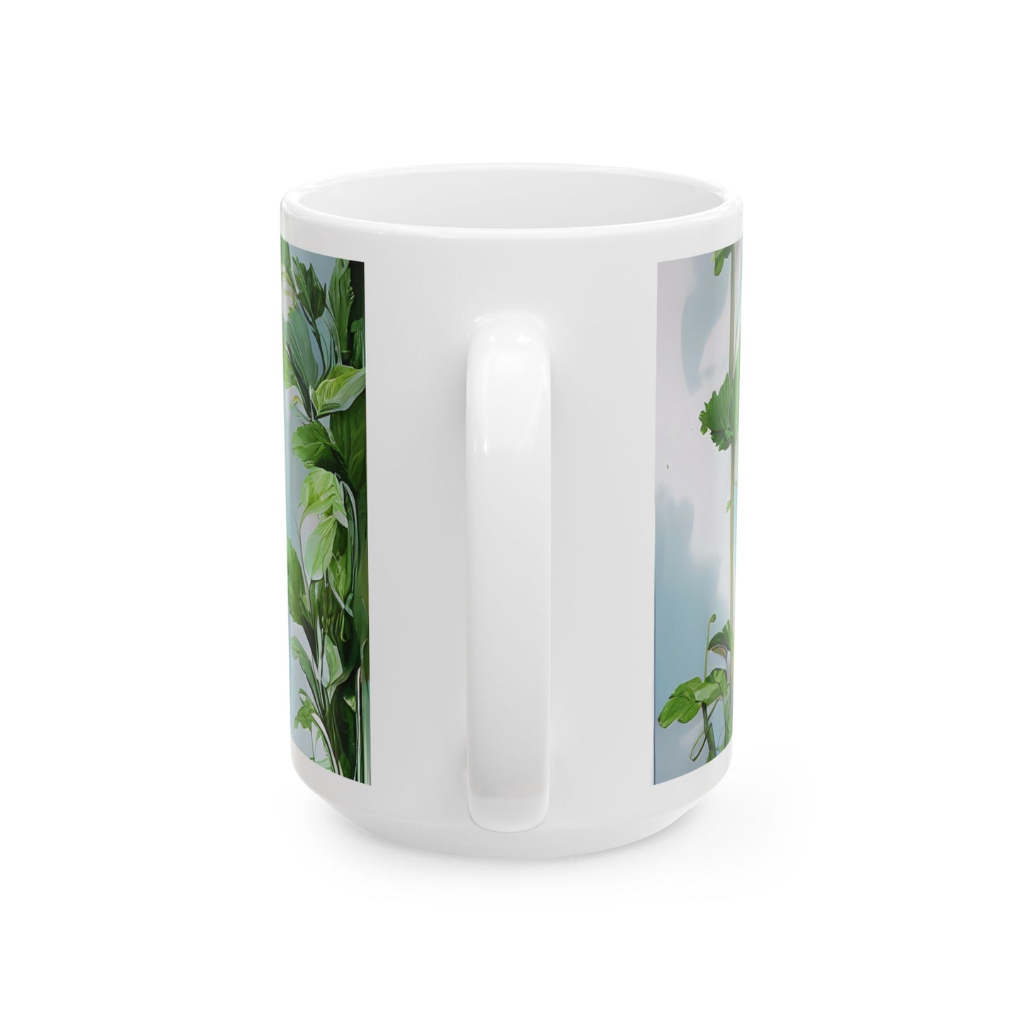 Sloth Love Ceramic Mug - Cute Avocado Design, Perfect Gift for Nature Lovers