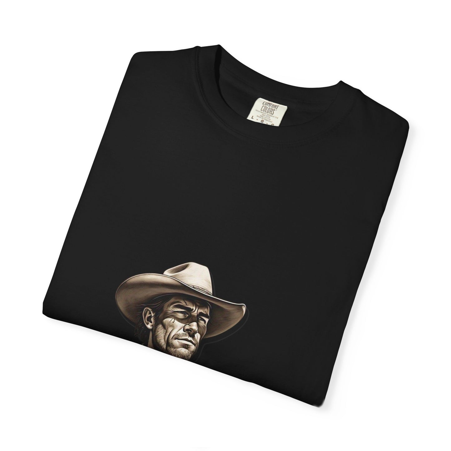 Rustic Cowboy Graphic T-Shirt for Western Aficionados