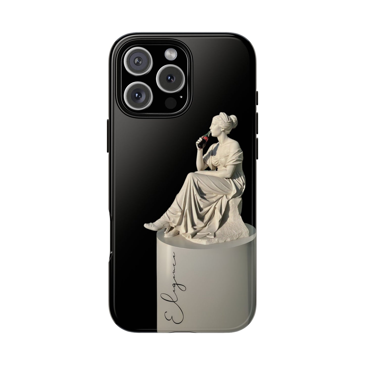 Elegant Phone Case - Stylish Tough Case with Sculpture Design