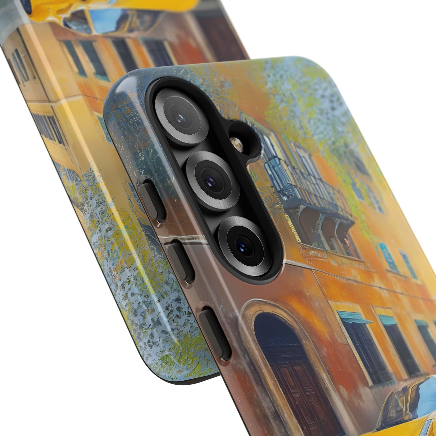 Ferrari Yellow Tough Phone Case - Stylish and Durable