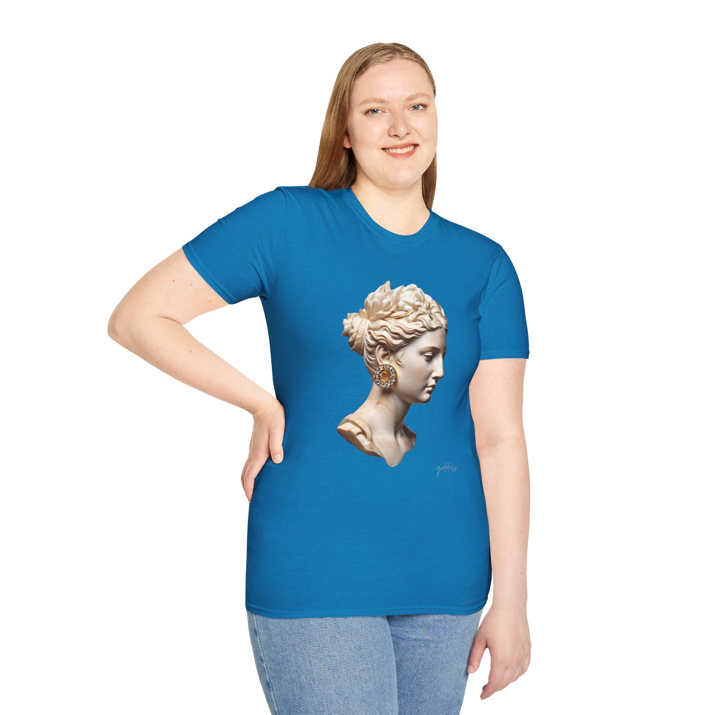 Classical Art  Softstyle T-Shirt - Elegant Athena Design