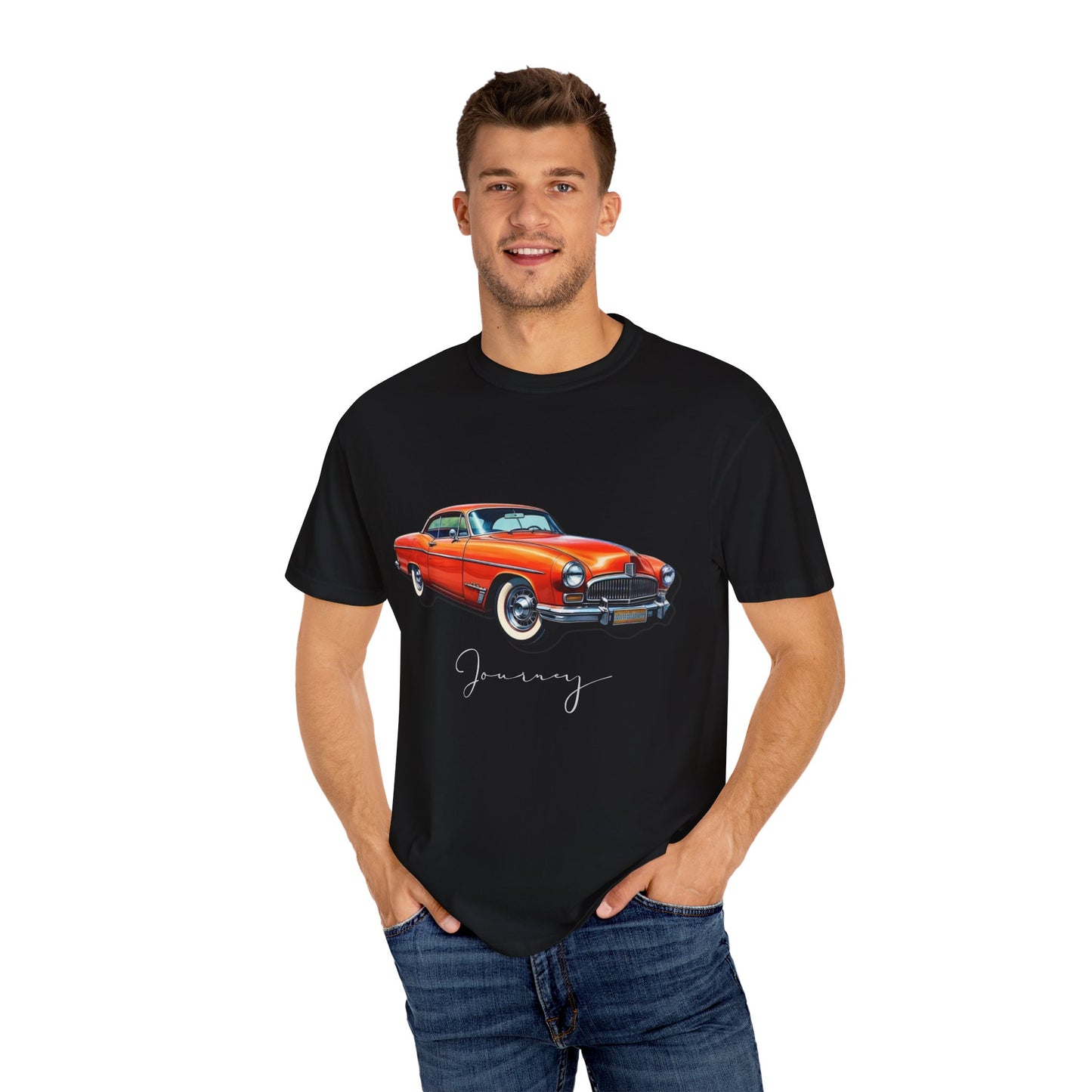 Vintage Car Unisex Garment-Dyed T-Shirt