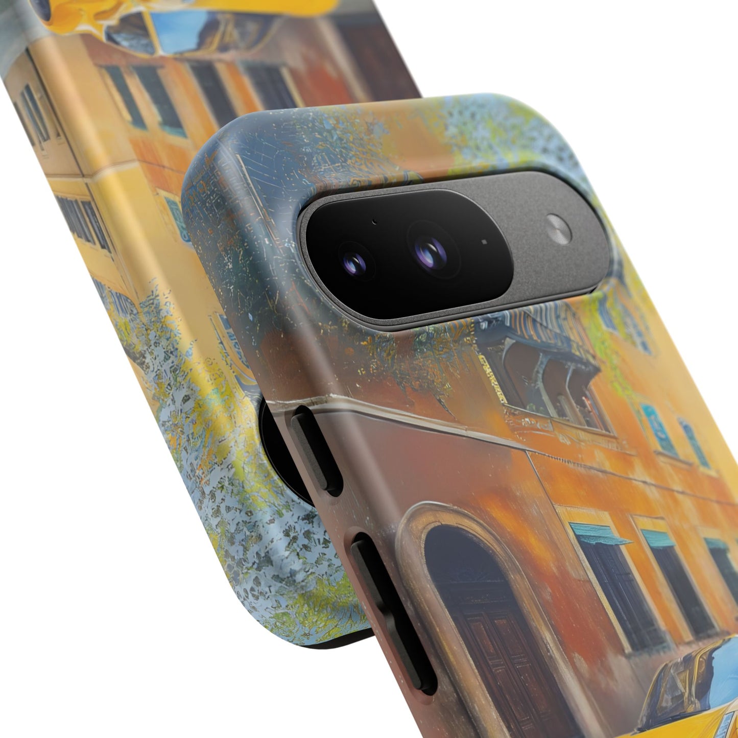 Ferrari Yellow Tough Phone Case - Stylish and Durable