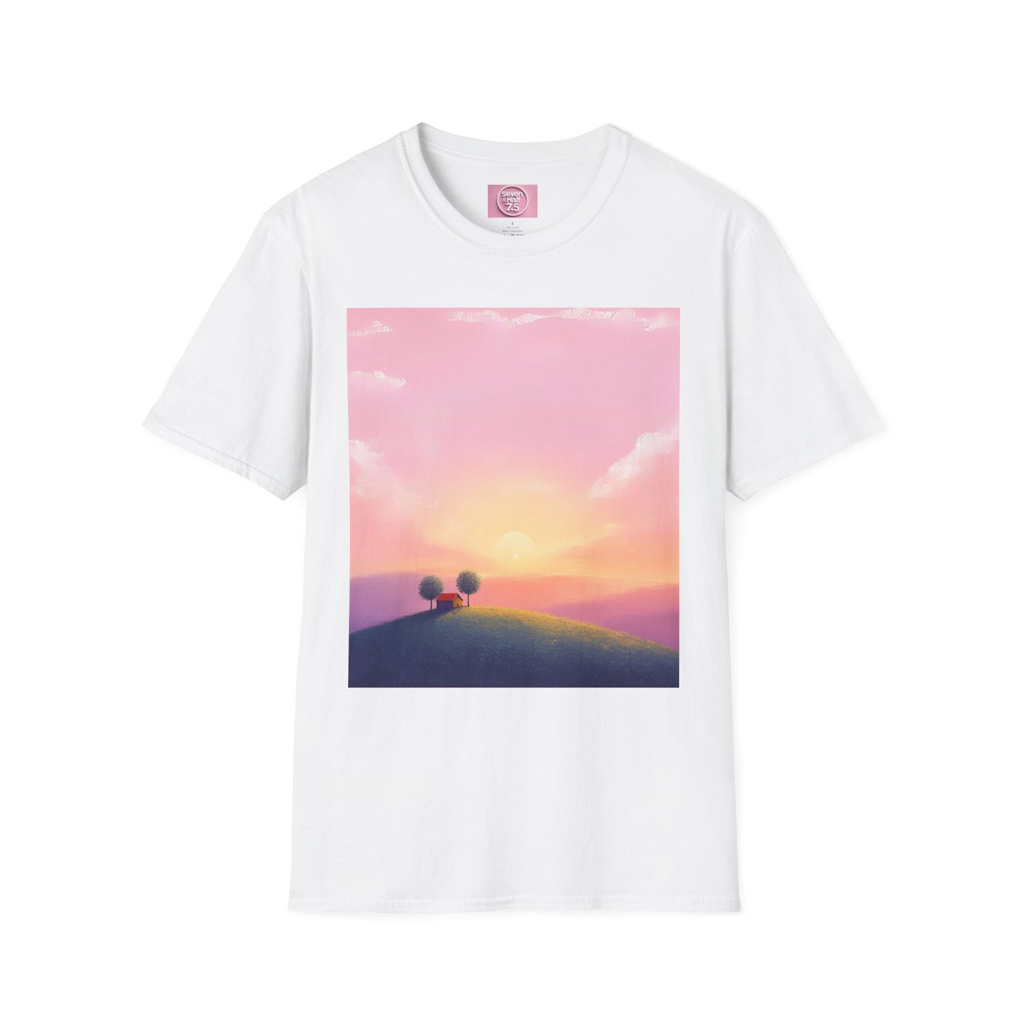 Serene Sunset Unisex Softstyle T-Shirt - Perfect for Nature Lovers