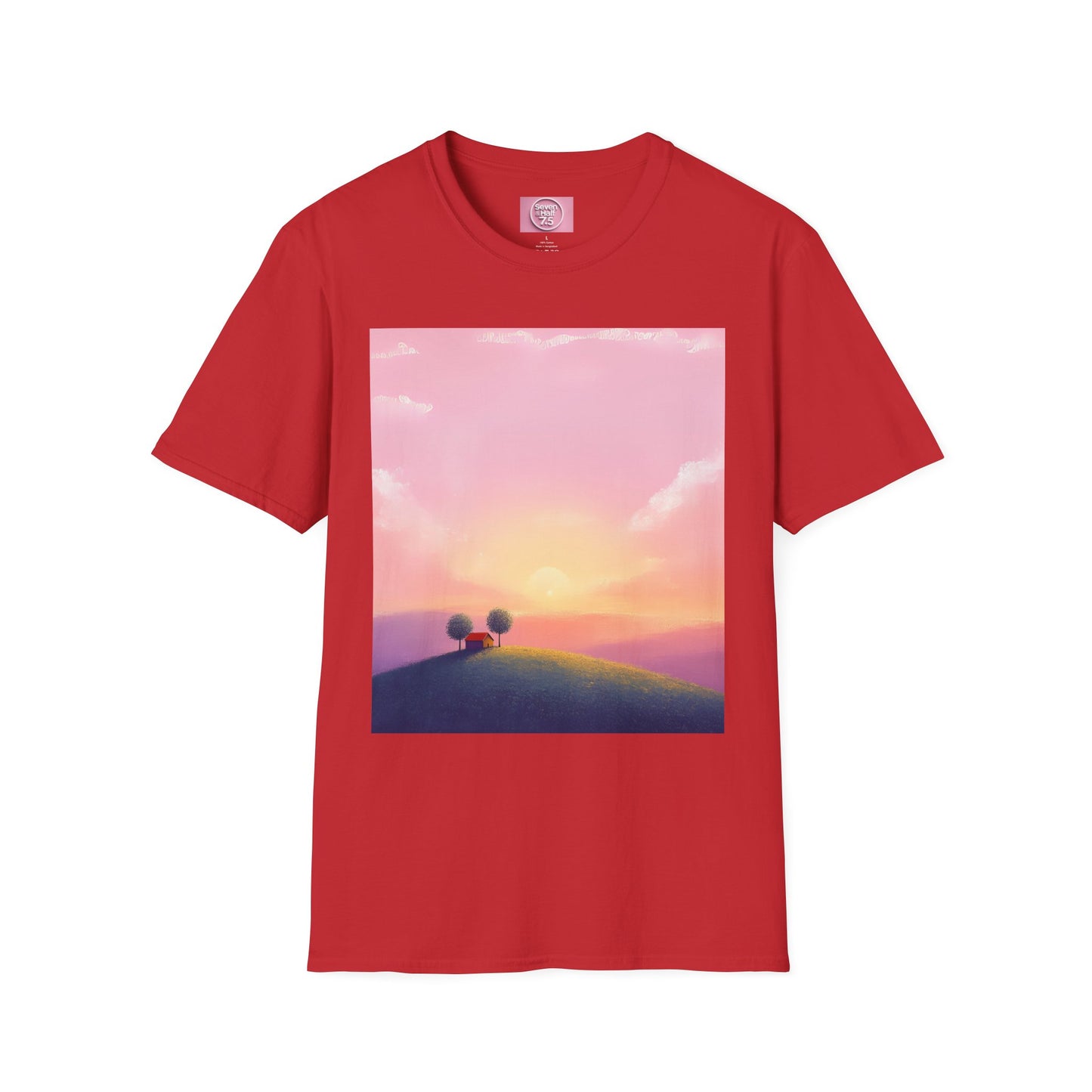 Serene Sunset Unisex Softstyle T-Shirt - Perfect for Nature Lovers