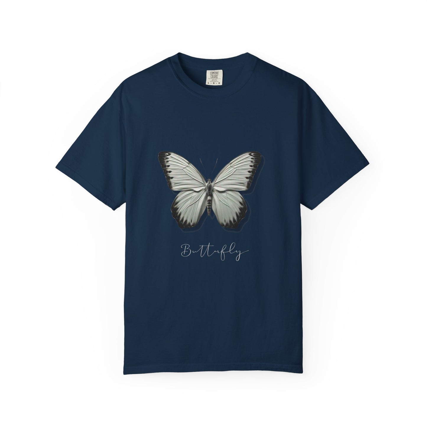 Butterfly Unisex Garment-Dyed T-Shirt – Nature-Inspired Casual Wear