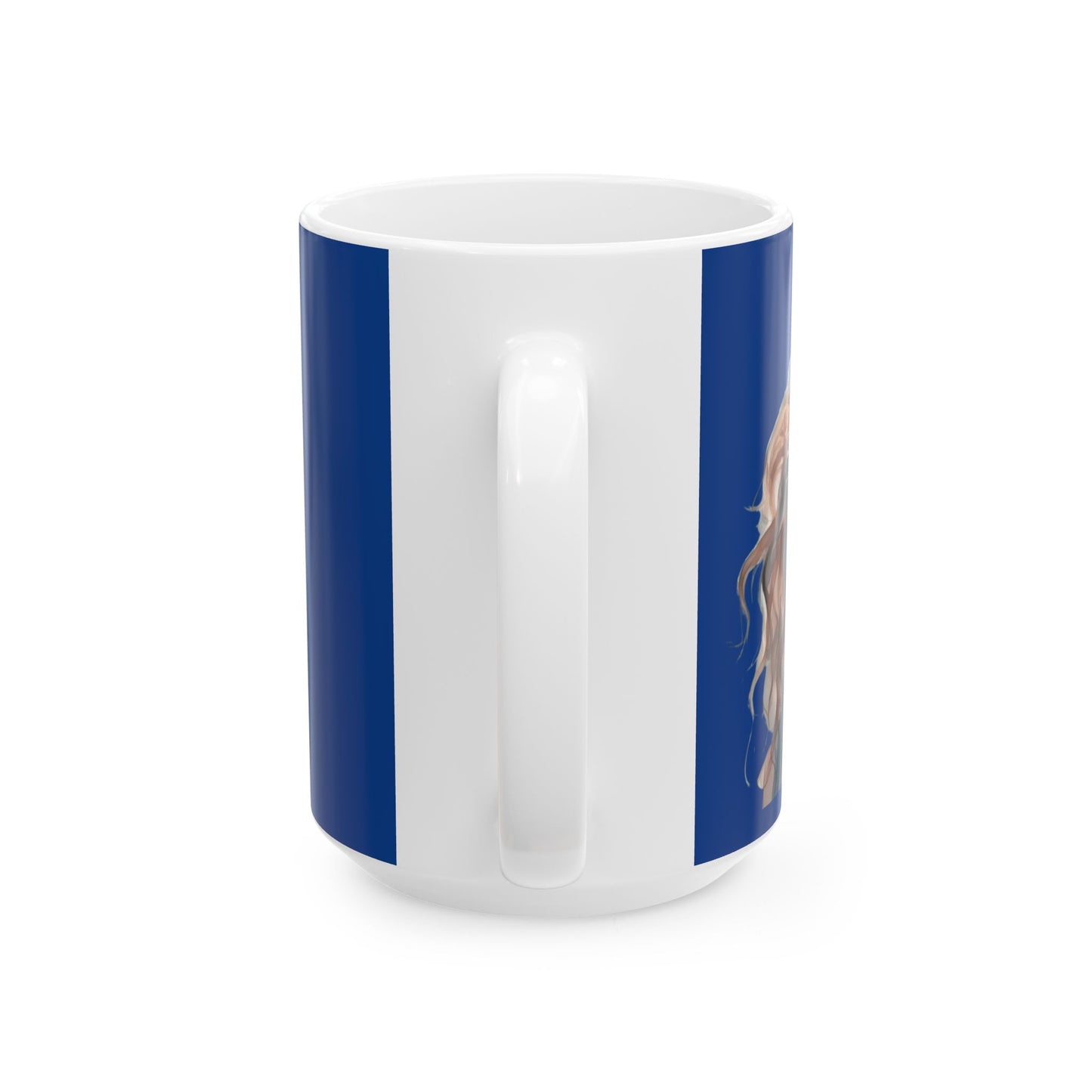 Stylish Woman Ceramic Mug - 11oz & 15oz Coffee Cup for Coffee Lovers