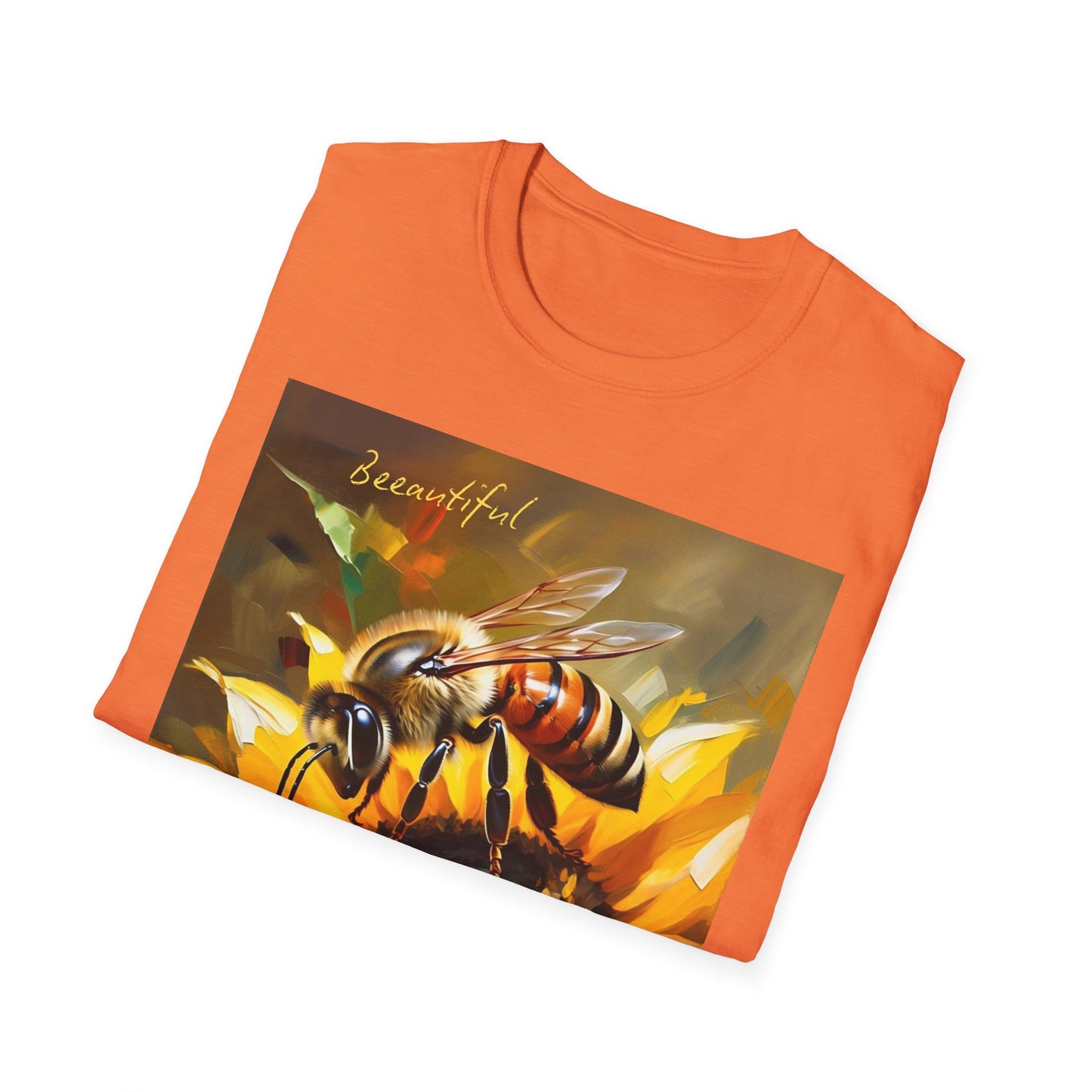 Bee-autiful Unisex Softstyle T-Shirt | Nature Lover's Gift | Perfect for Spring & Summer
