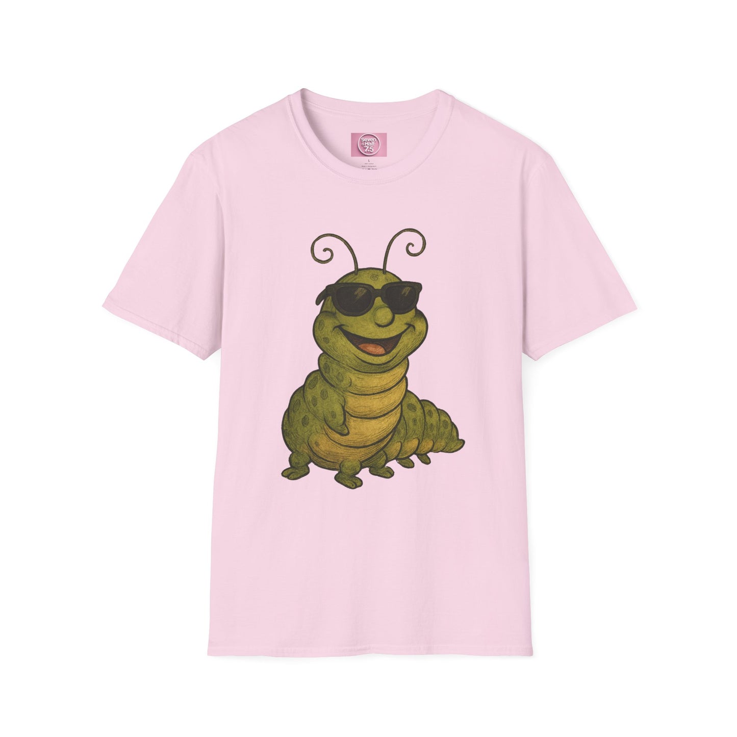 Cool Caterpillar Unisex Softstyle T-Shirt - Fun Graphic Tee for Kids and Adults