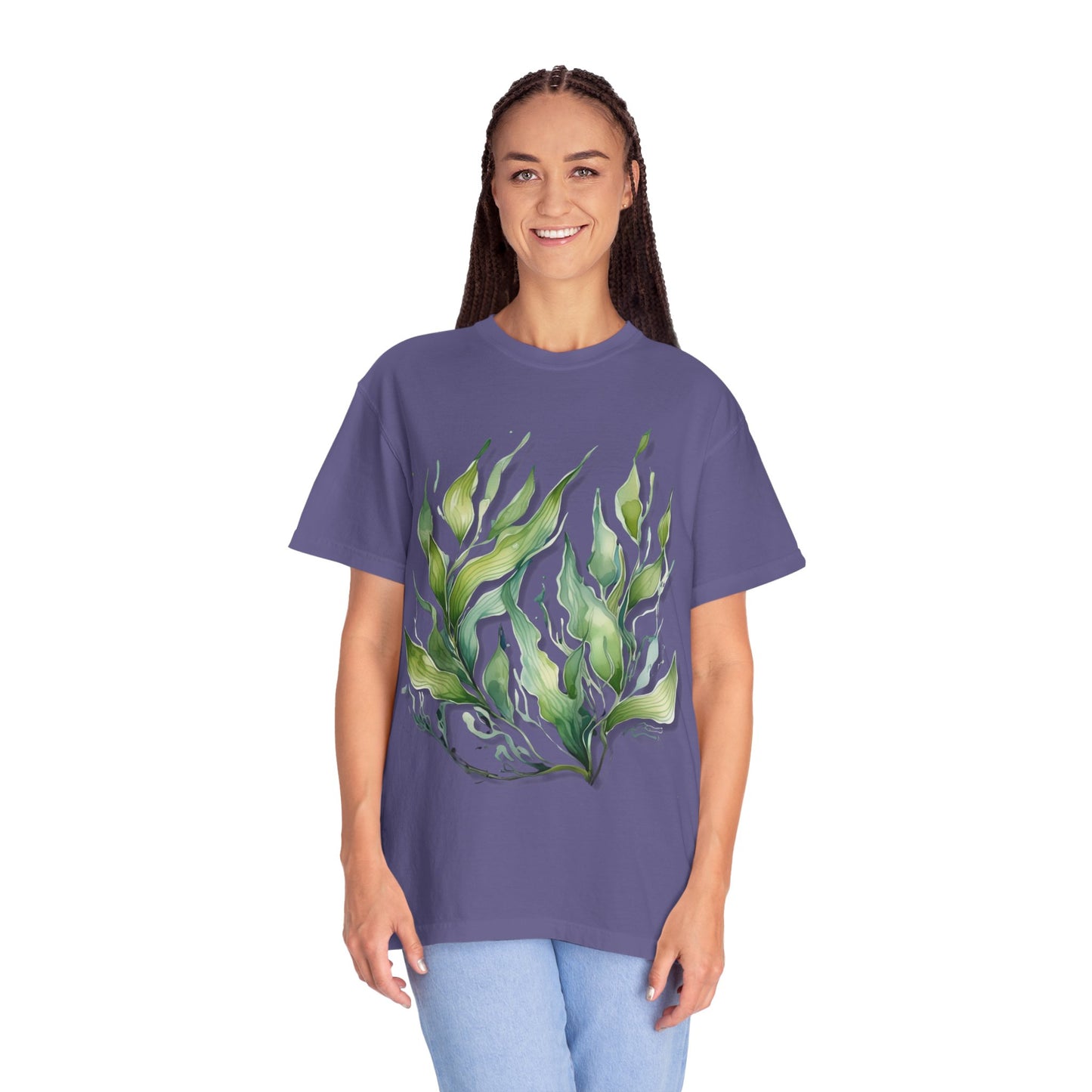Eco-Friendly Seaweed Design T-Shirt for Nature Lovers