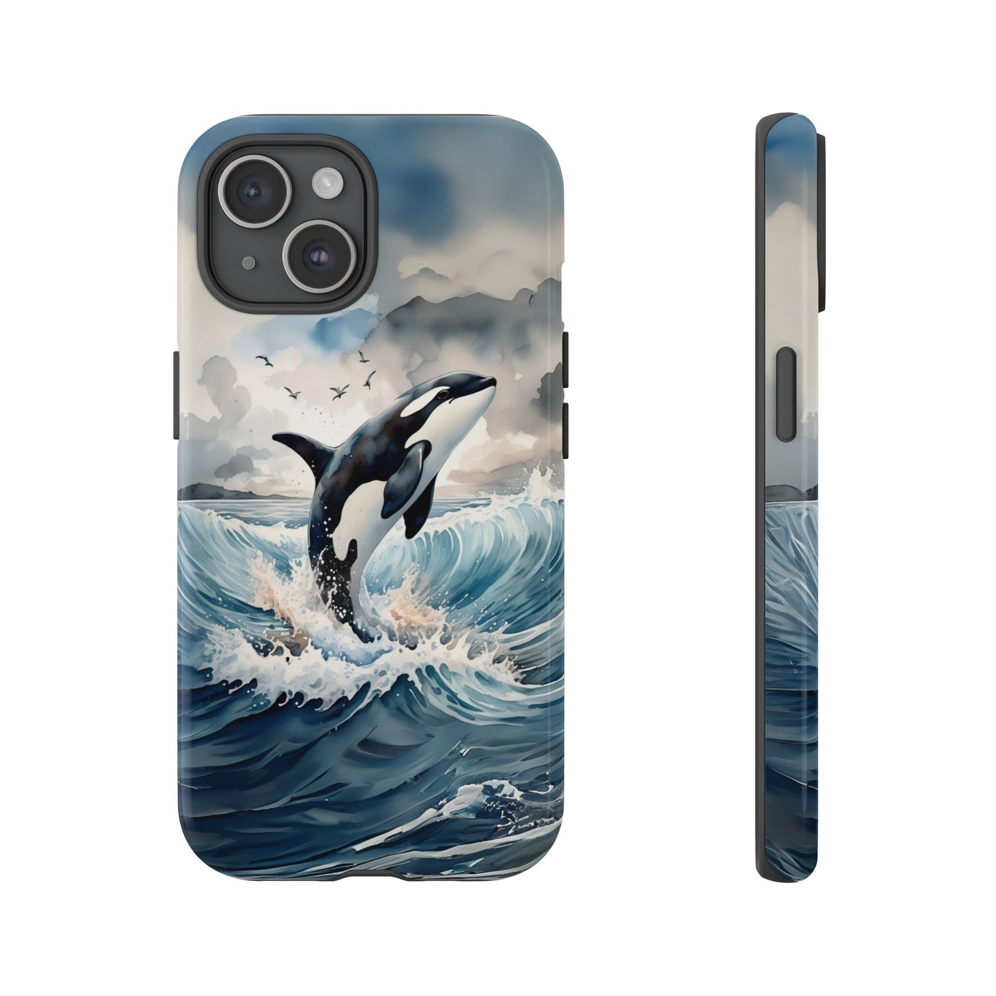 Whale Splash Phone Case - Tough & Stylish Ocean Design