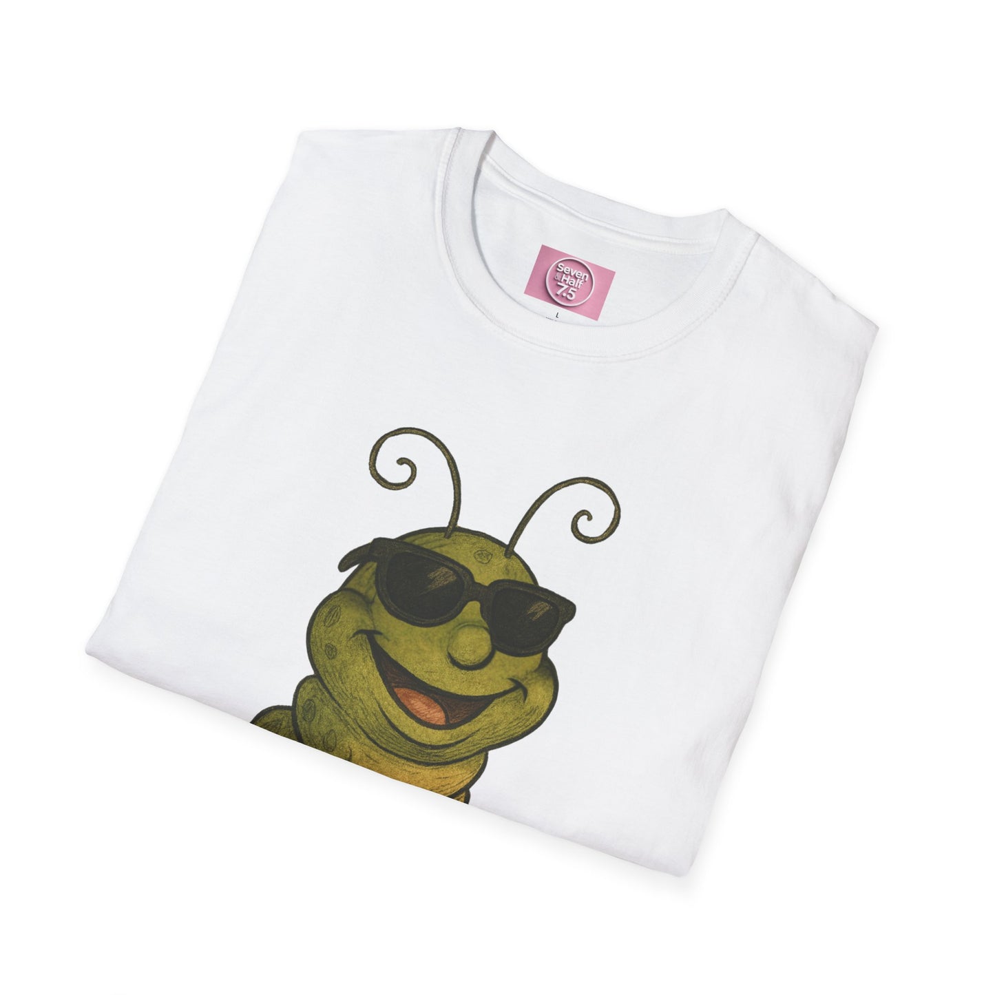 Cool Caterpillar Unisex Softstyle T-Shirt - Fun Graphic Tee for Kids and Adults