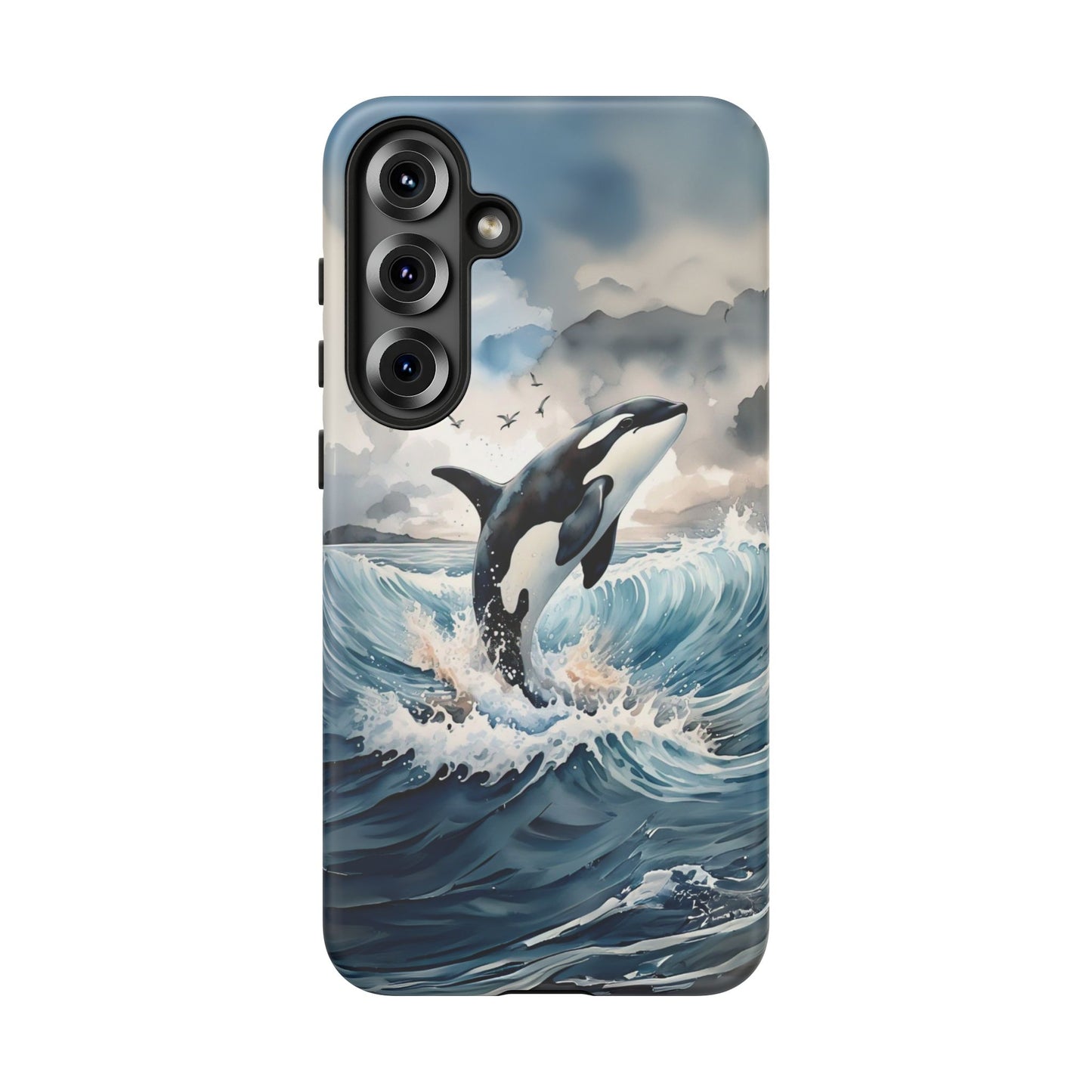 Whale Splash Phone Case - Tough & Stylish Ocean Design