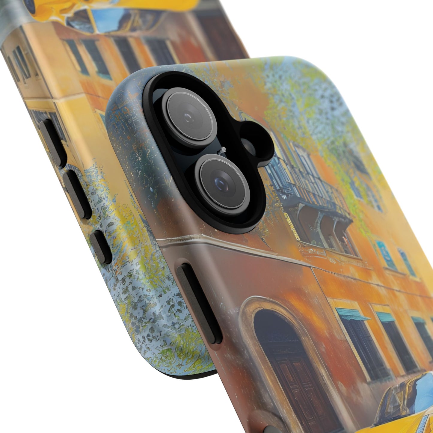 Ferrari Yellow Tough Phone Case - Stylish and Durable