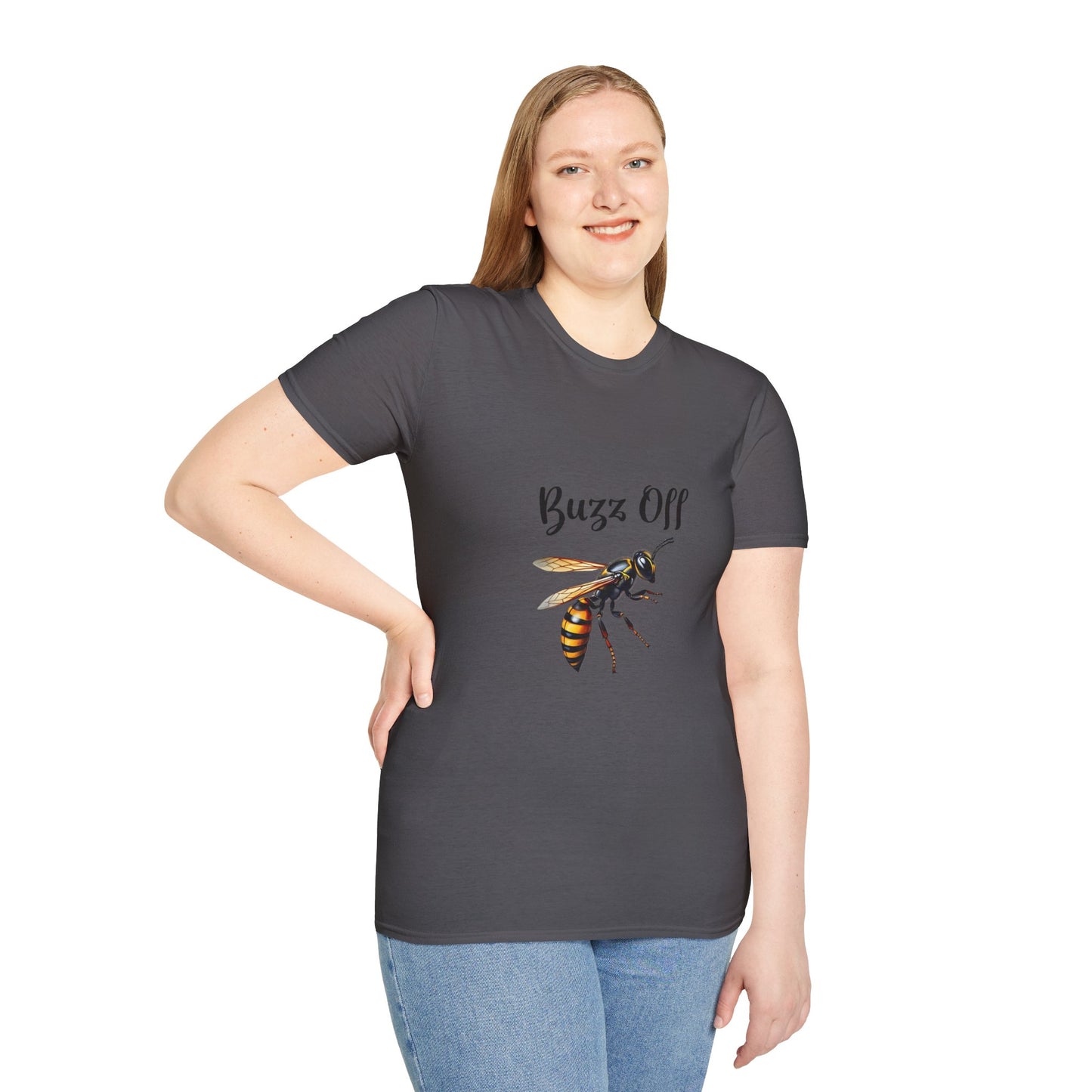 Buzz Off Bee Unisex Softstyle T-Shirt