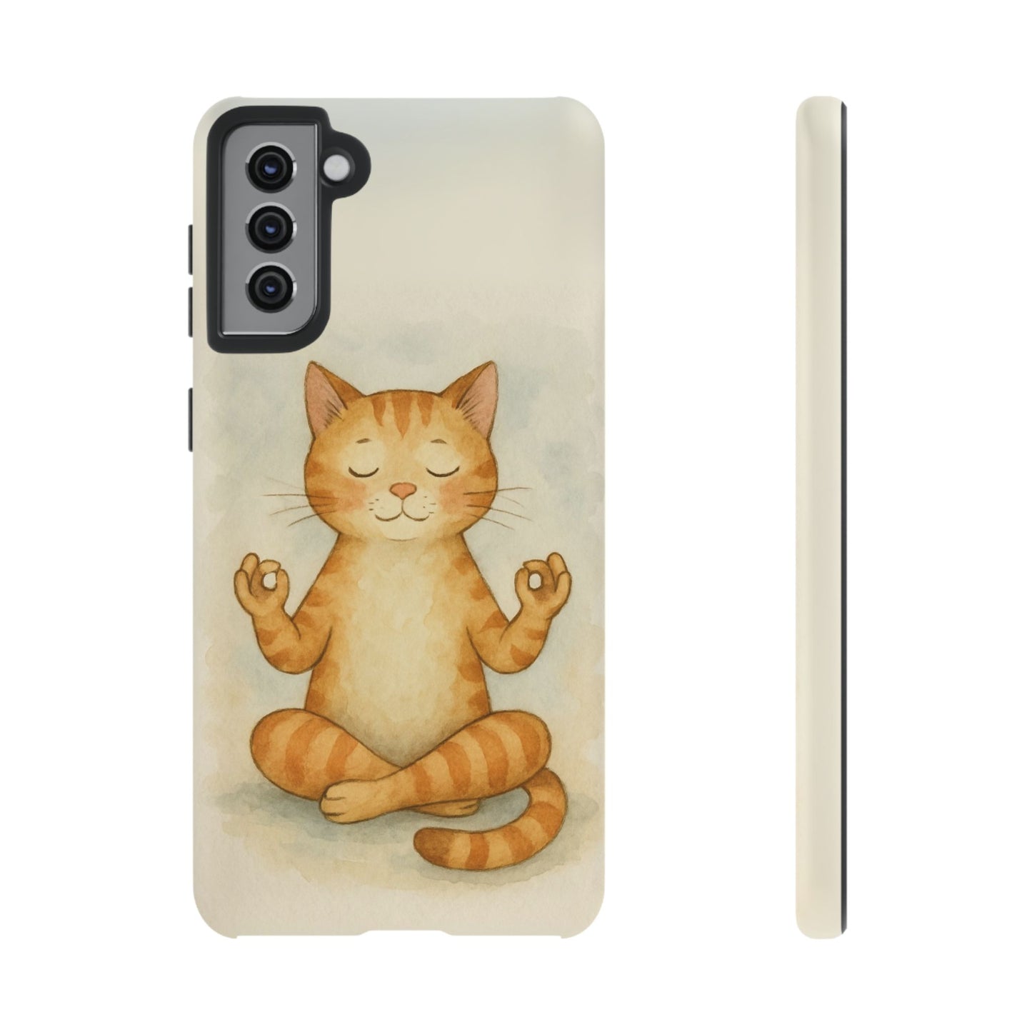 Zen Cat Phone Case - Tough & Stylish - Perfect for Cat Lovers