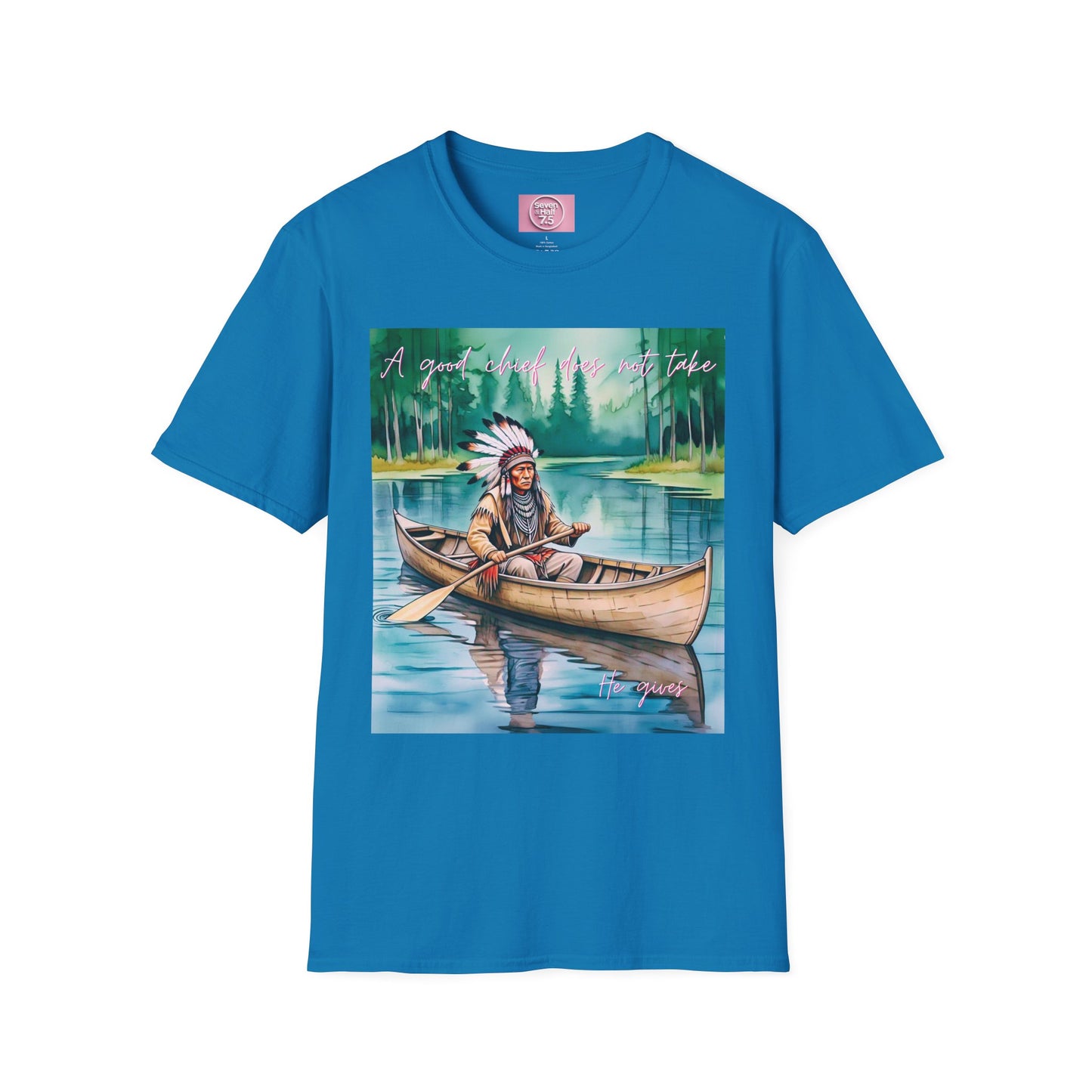 Adventure-Inspired Unisex Softstyle T-Shirt - Canoe Design