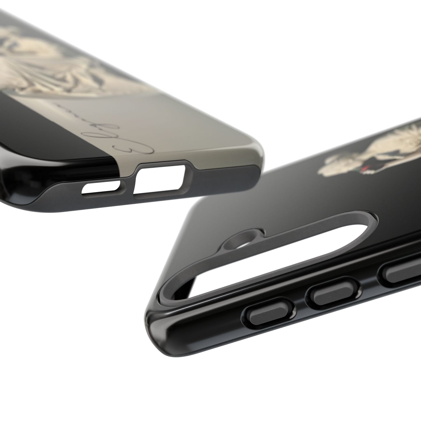 Elegant Phone Case - Stylish Tough Case with Sculpture Design