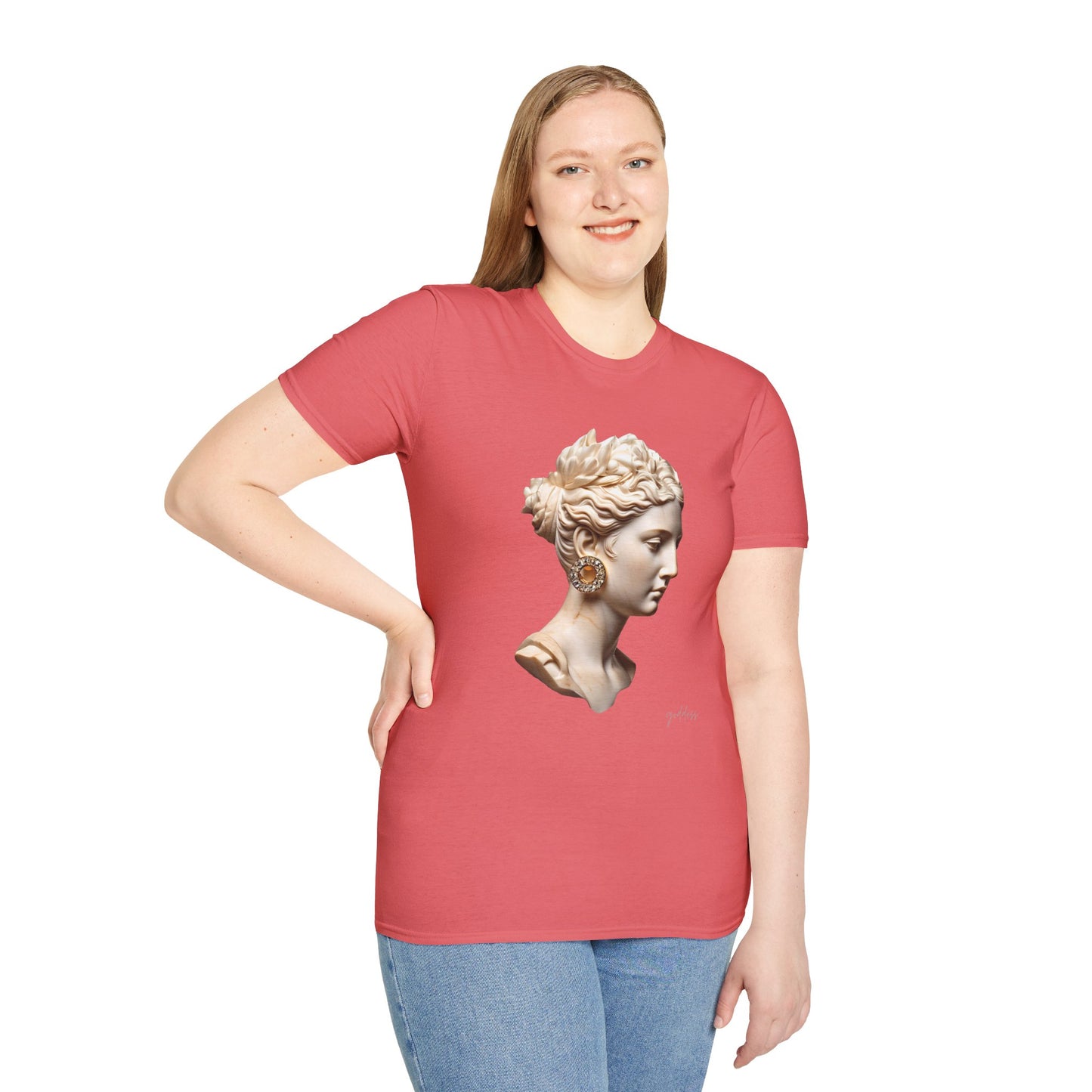 Classical Art  Softstyle T-Shirt - Elegant Athena Design