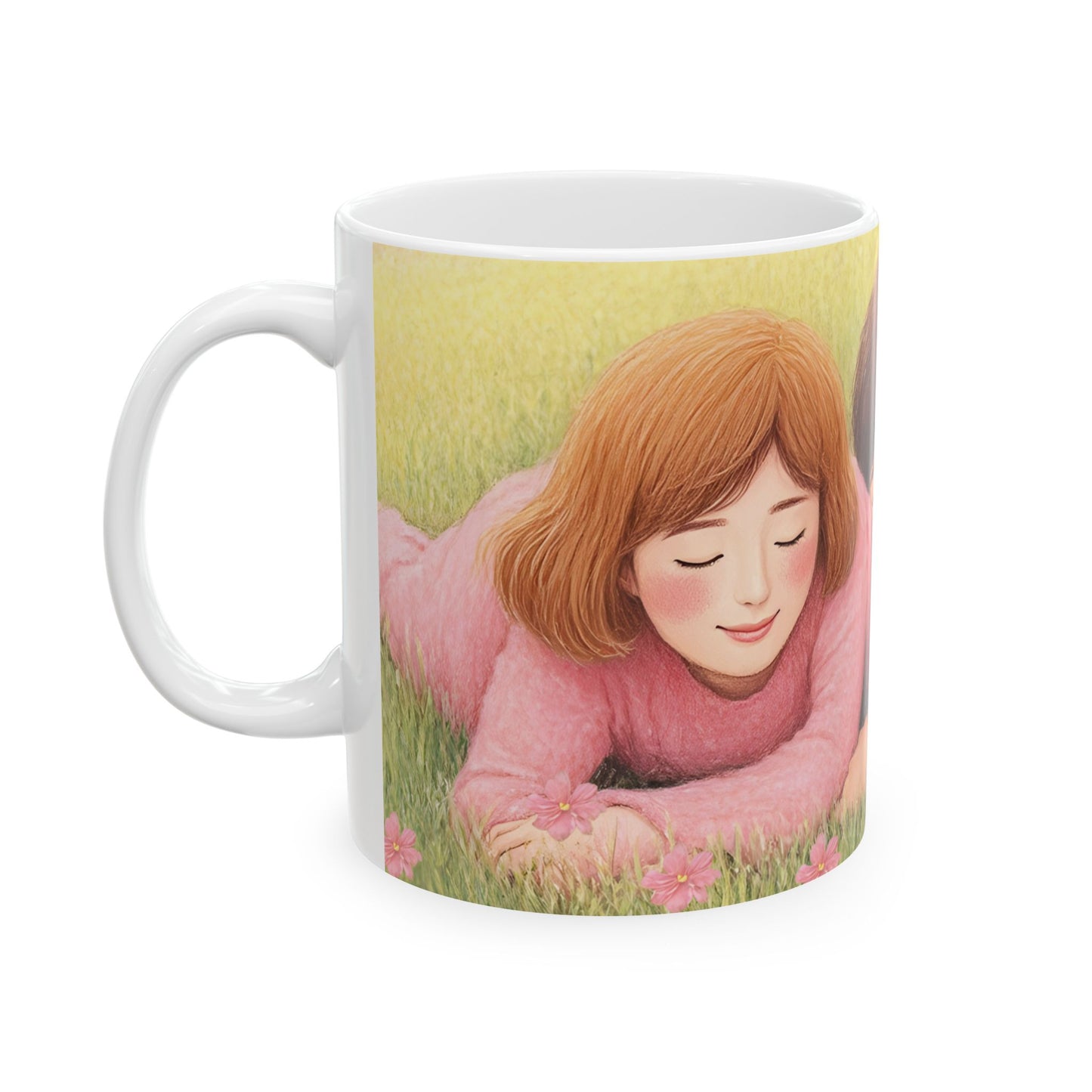 Romantic Couple Ceramic Mug - 11oz & 15oz - Cozy Vibes for Gift Giving