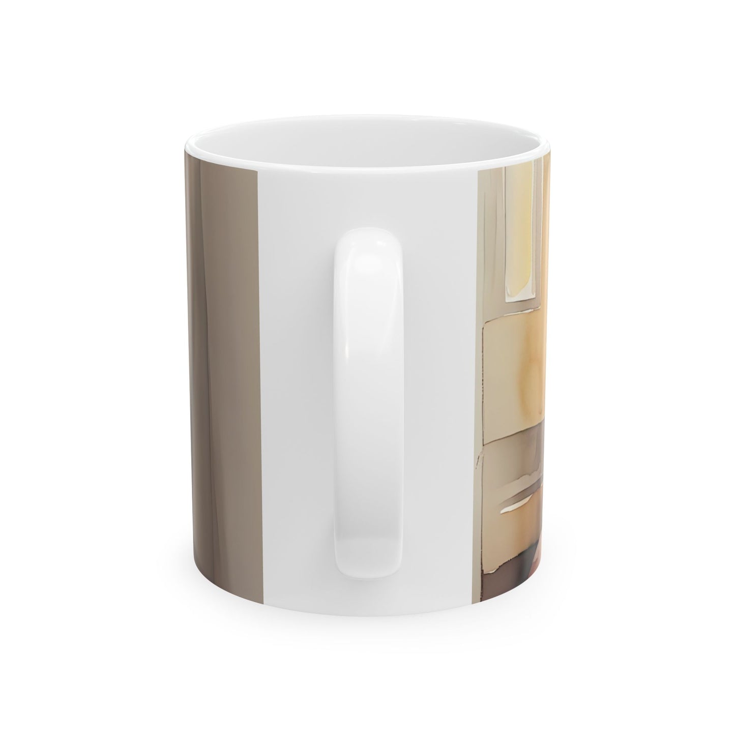 Cute Cat Ceramic Mug - 11oz & 15oz | Perfect Gift for Cat Lovers