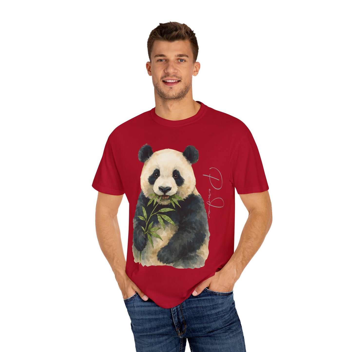 Cute Panda Unisex T-Shirt - Nature Lover's Tee for Wildlife Enthusiasts