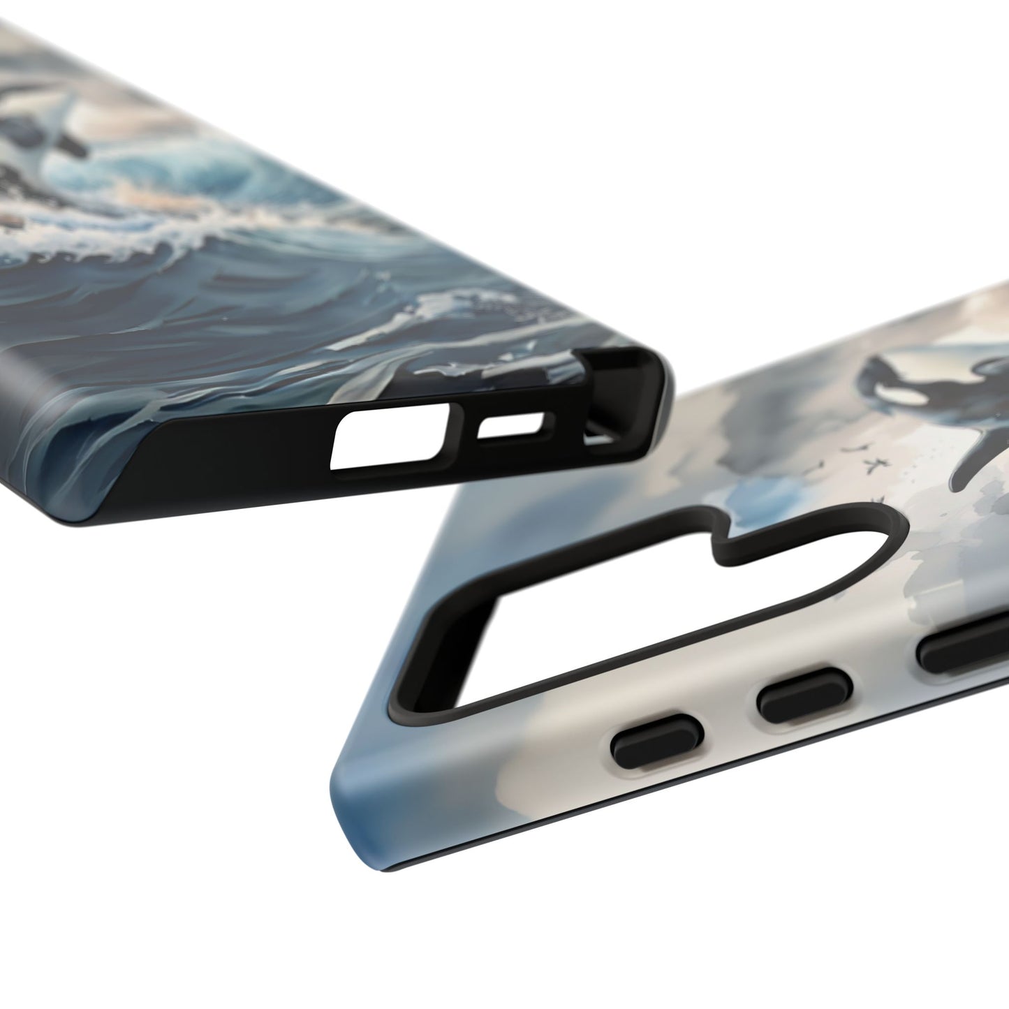 Whale Splash Phone Case - Tough & Stylish Ocean Design