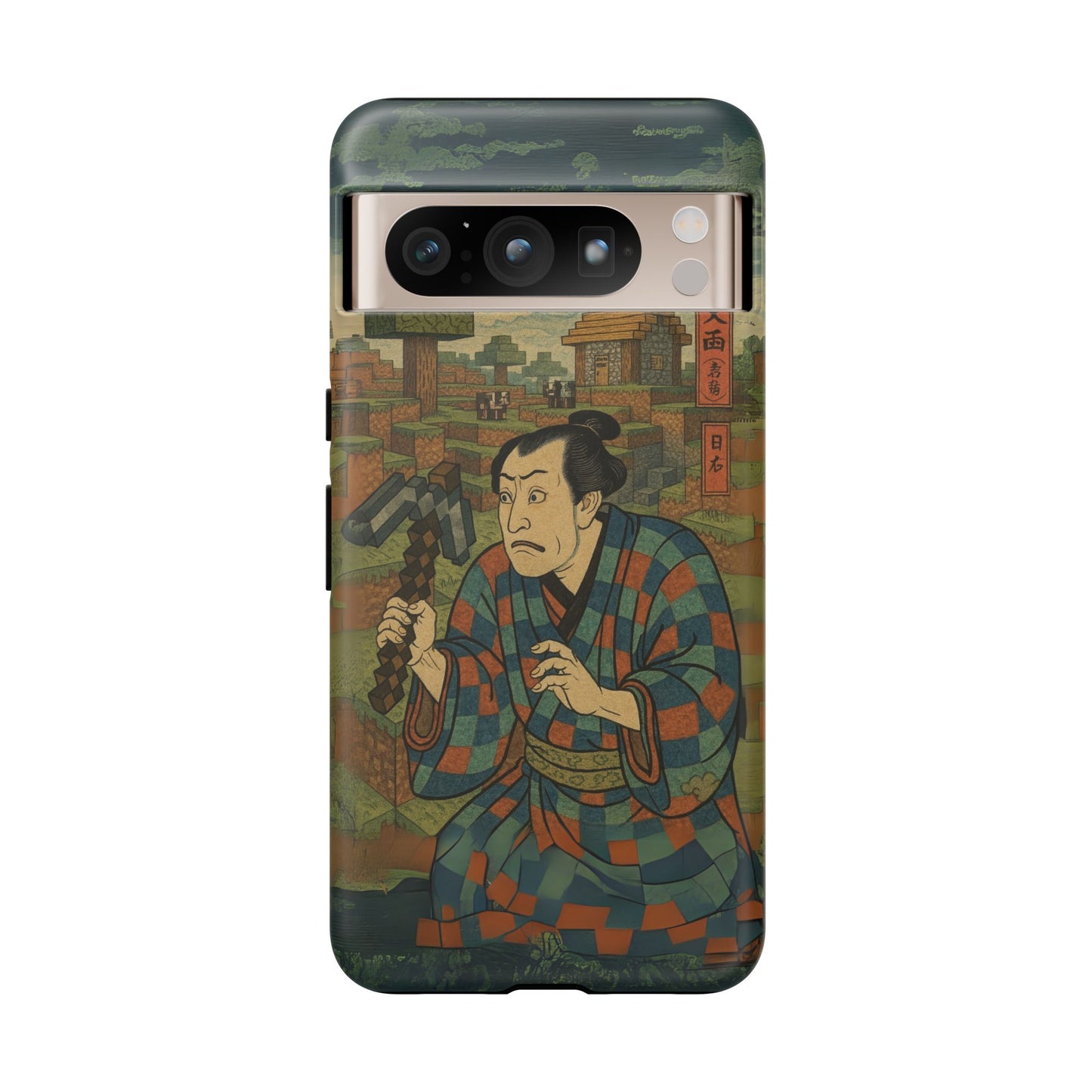 Tough Cases - Japanese Art Phone Case with Warrior Design