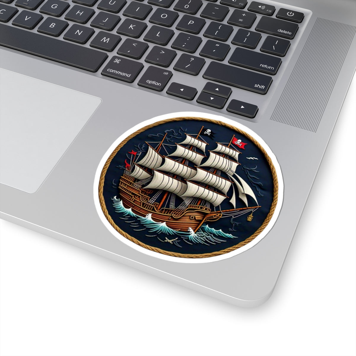 Nautical Pirate Ship Kiss-Cut Stickers | Adventure Decor