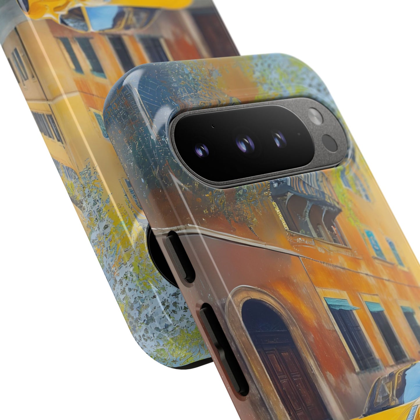 Ferrari Yellow Tough Phone Case - Stylish and Durable