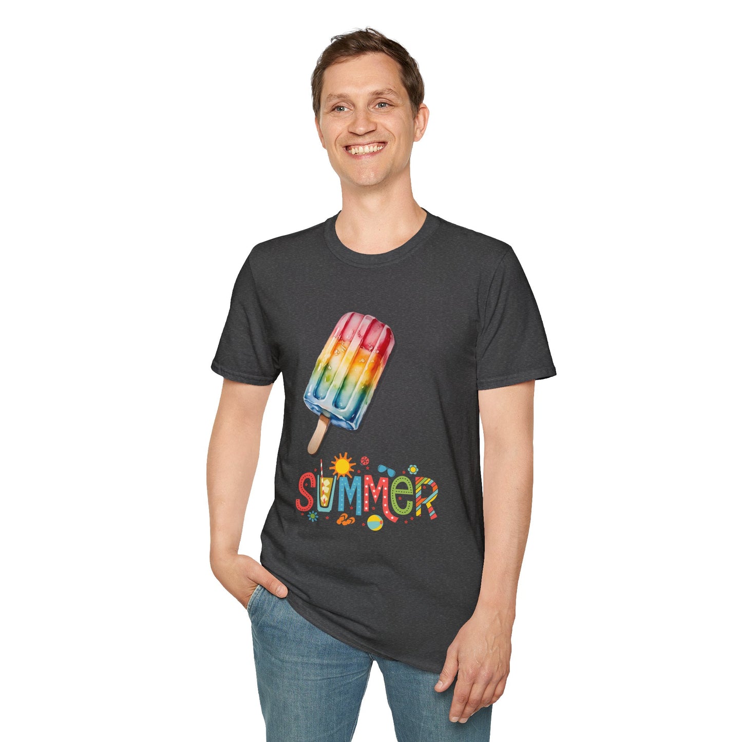 Summer Popsicle Soft style T-Shirt - Fun & Colorful Summer Vibes