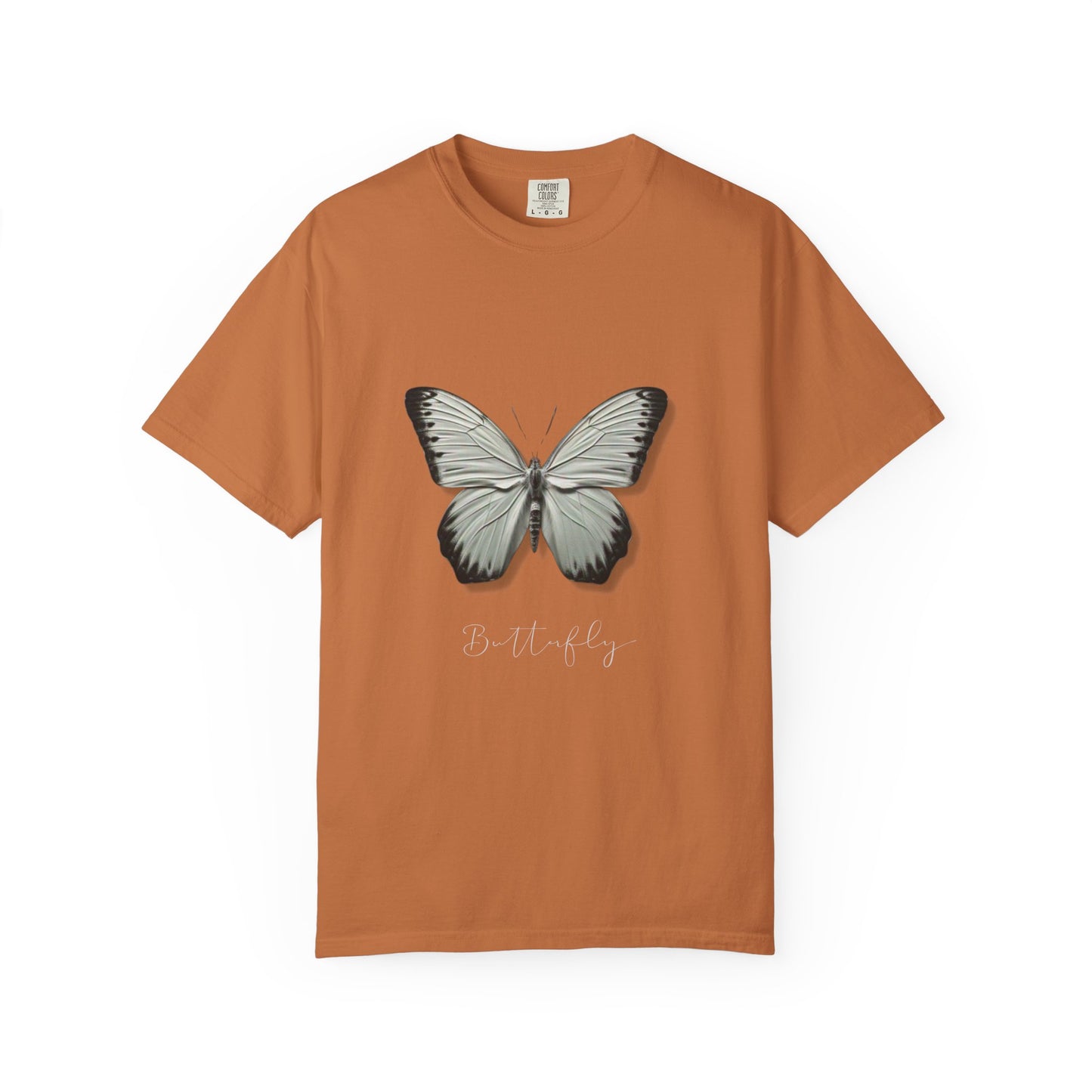 Butterfly Unisex Garment-Dyed T-Shirt – Nature-Inspired Casual Wear
