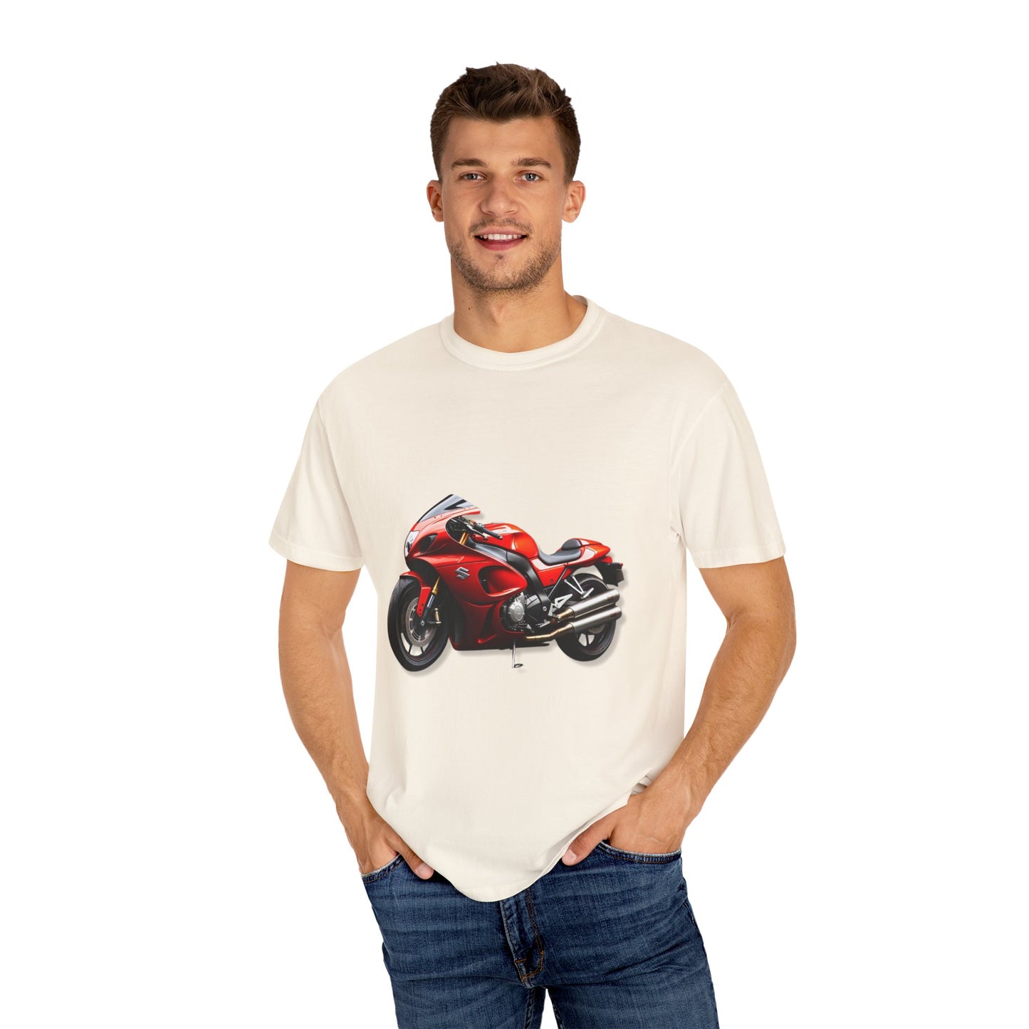 Biker Graphic Unisex T-Shirt - Vintage Motorcycle Design