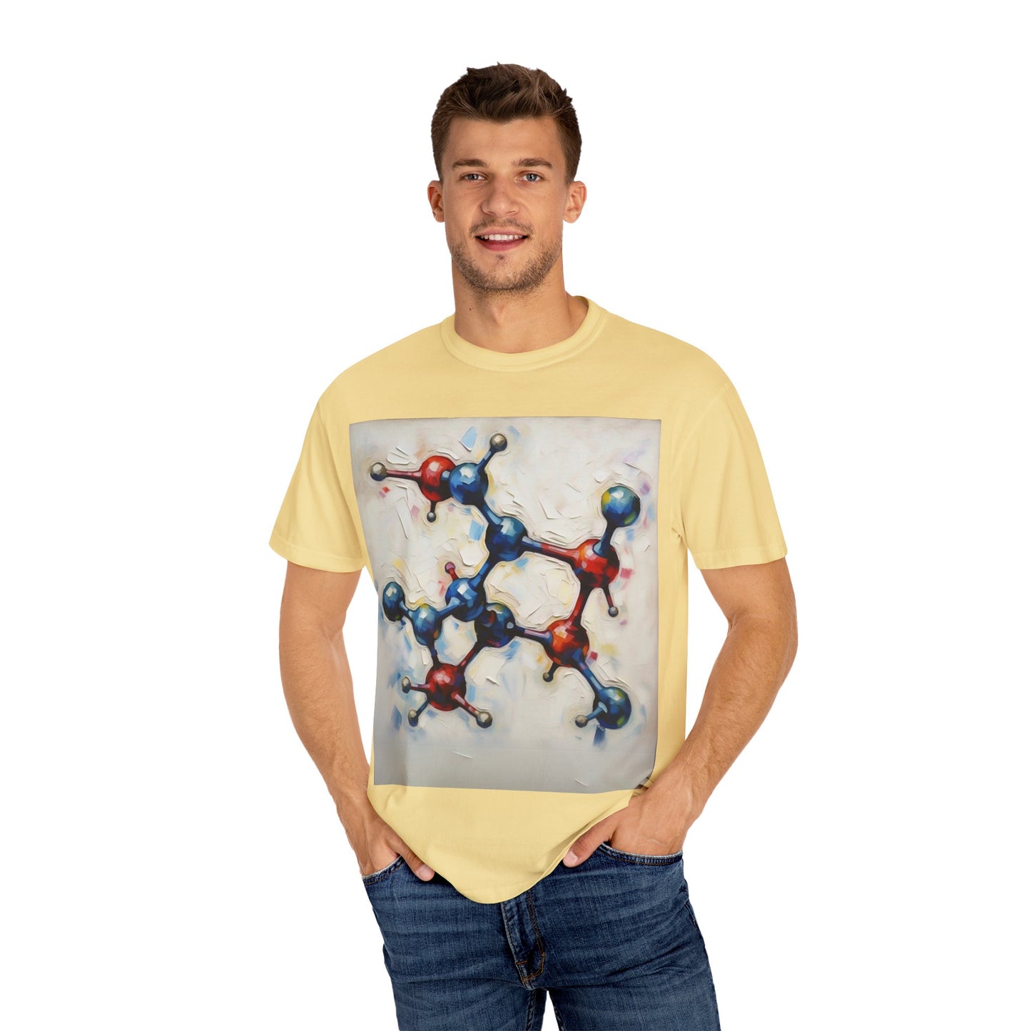 Unisex Artistic Molecule T-Shirt | Science-Inspired Design