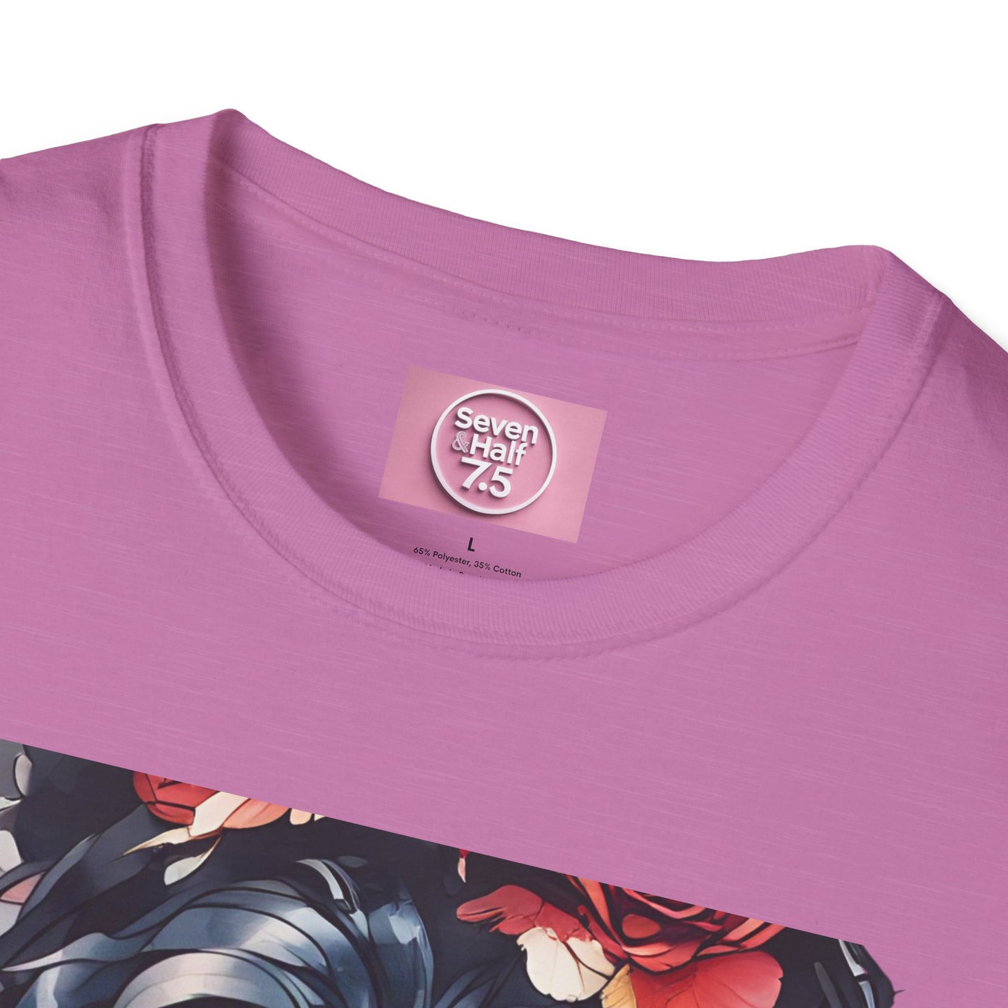 Stylish Unisex Softstyle T-Shirt - Charming Kimono Girl Design