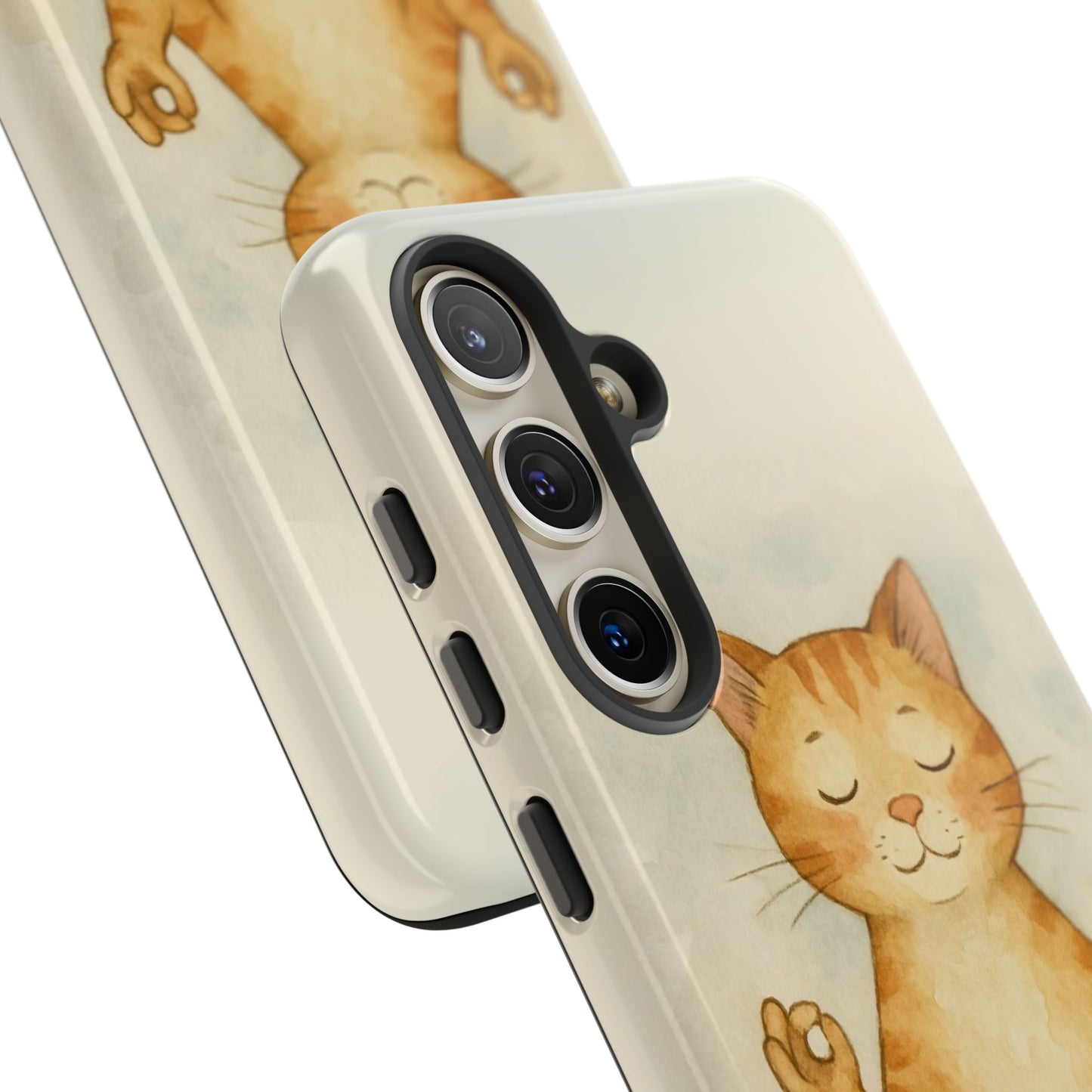 Zen Cat Phone Case - Tough & Stylish - Perfect for Cat Lovers