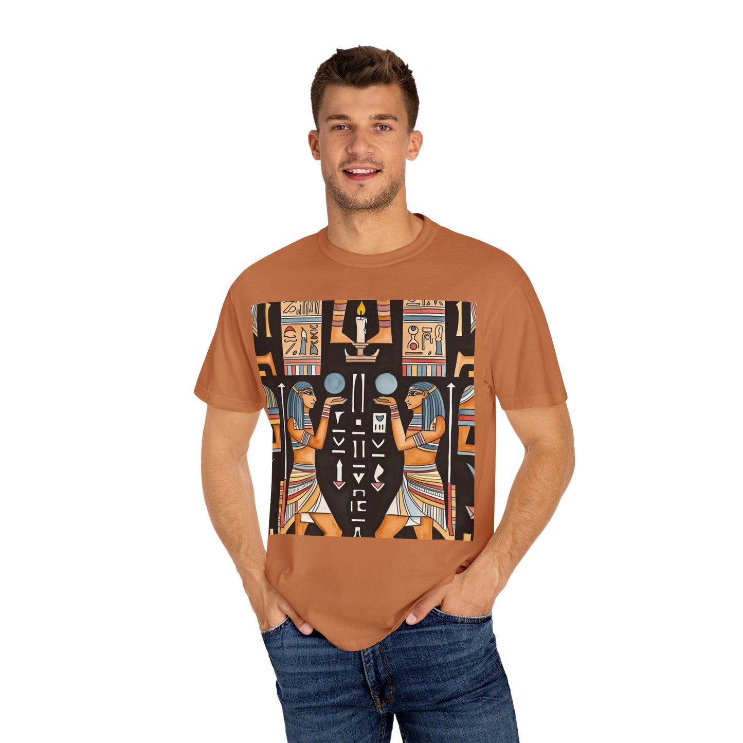 Unisex Egyptian Art T-Shirt | Unique Graphic Tee for History Lovers