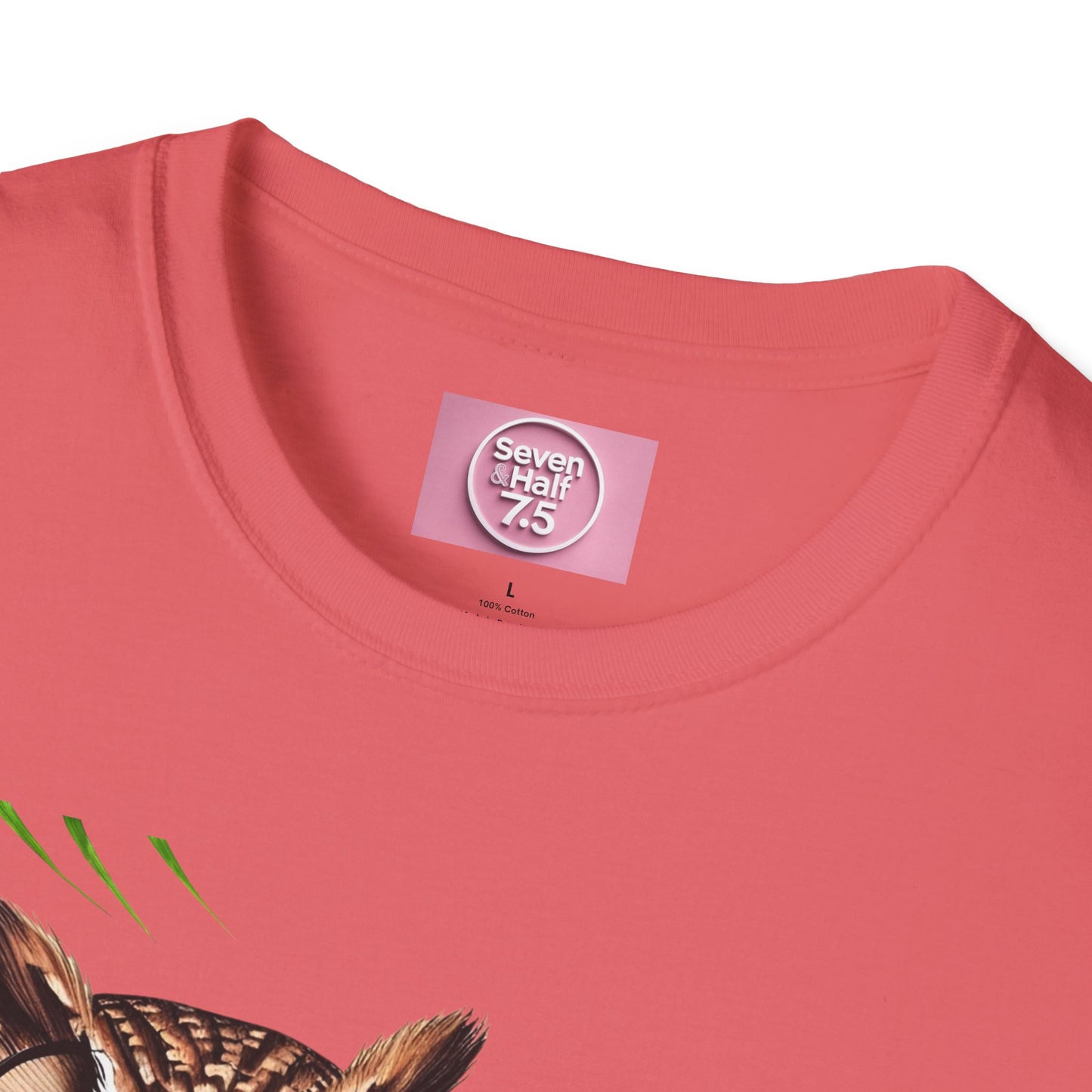 Wisdom Owl Unisex Softstyle T-Shirt - Inspirational Nature Tee