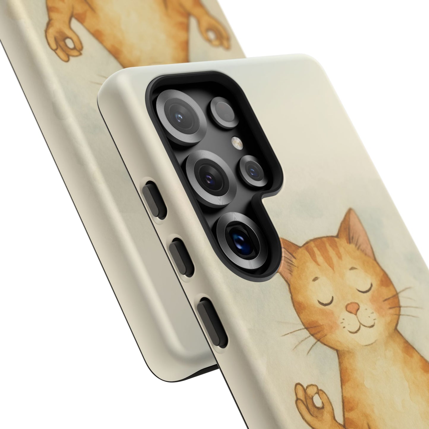 Zen Cat Phone Case - Tough & Stylish - Perfect for Cat Lovers