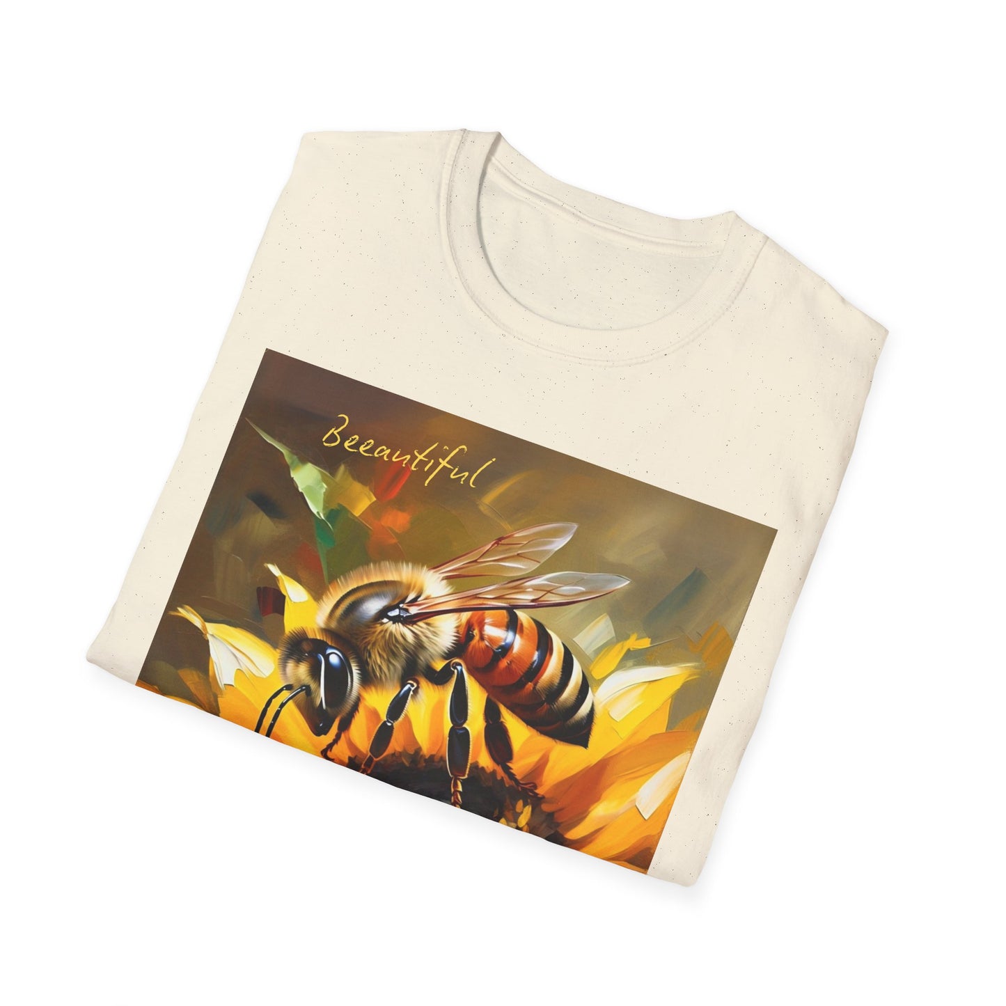 Bee-autiful Unisex Softstyle T-Shirt | Nature Lover's Gift | Perfect for Spring & Summer