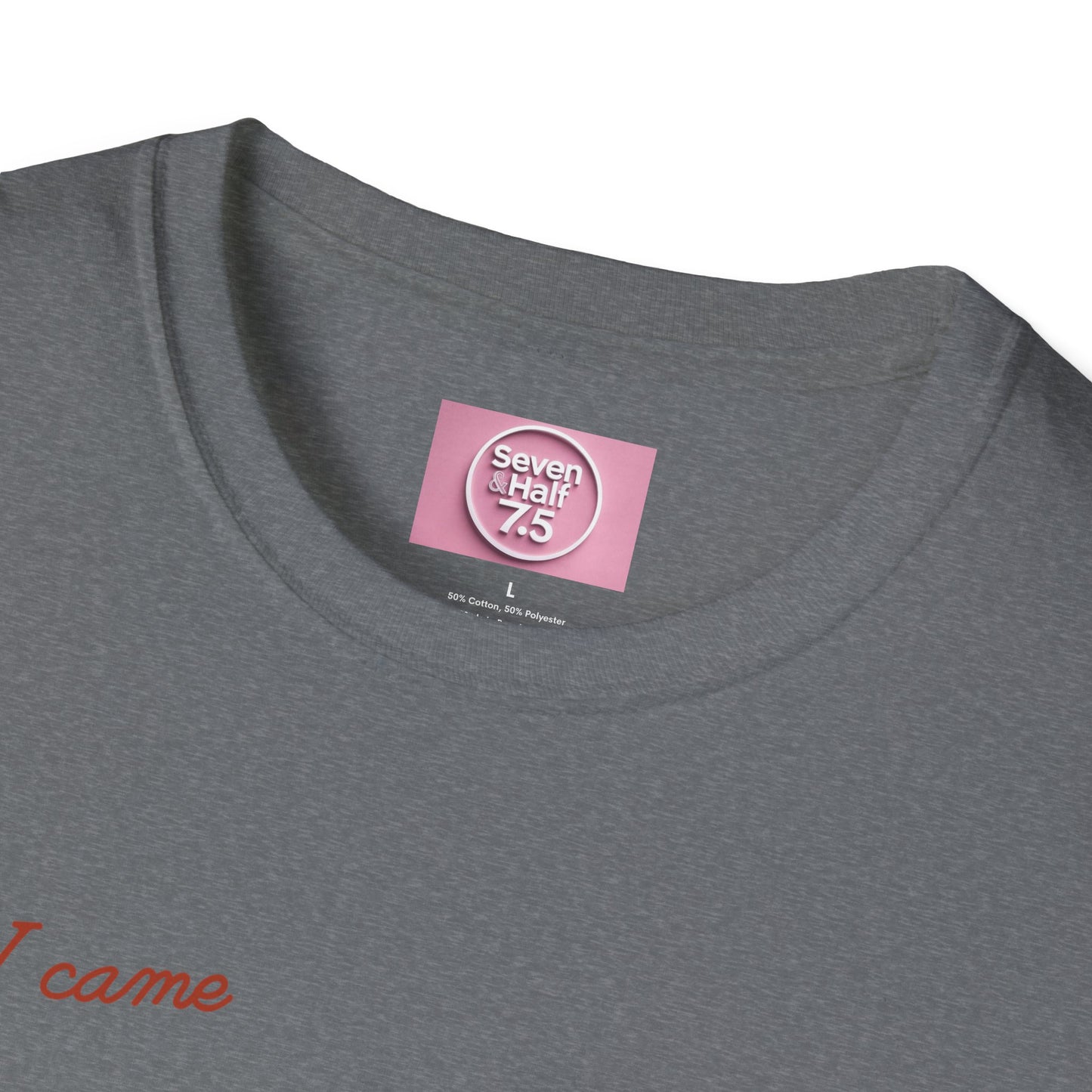 I Came, I Ate Burger Graphic Unisex Softstyle T-Shirt