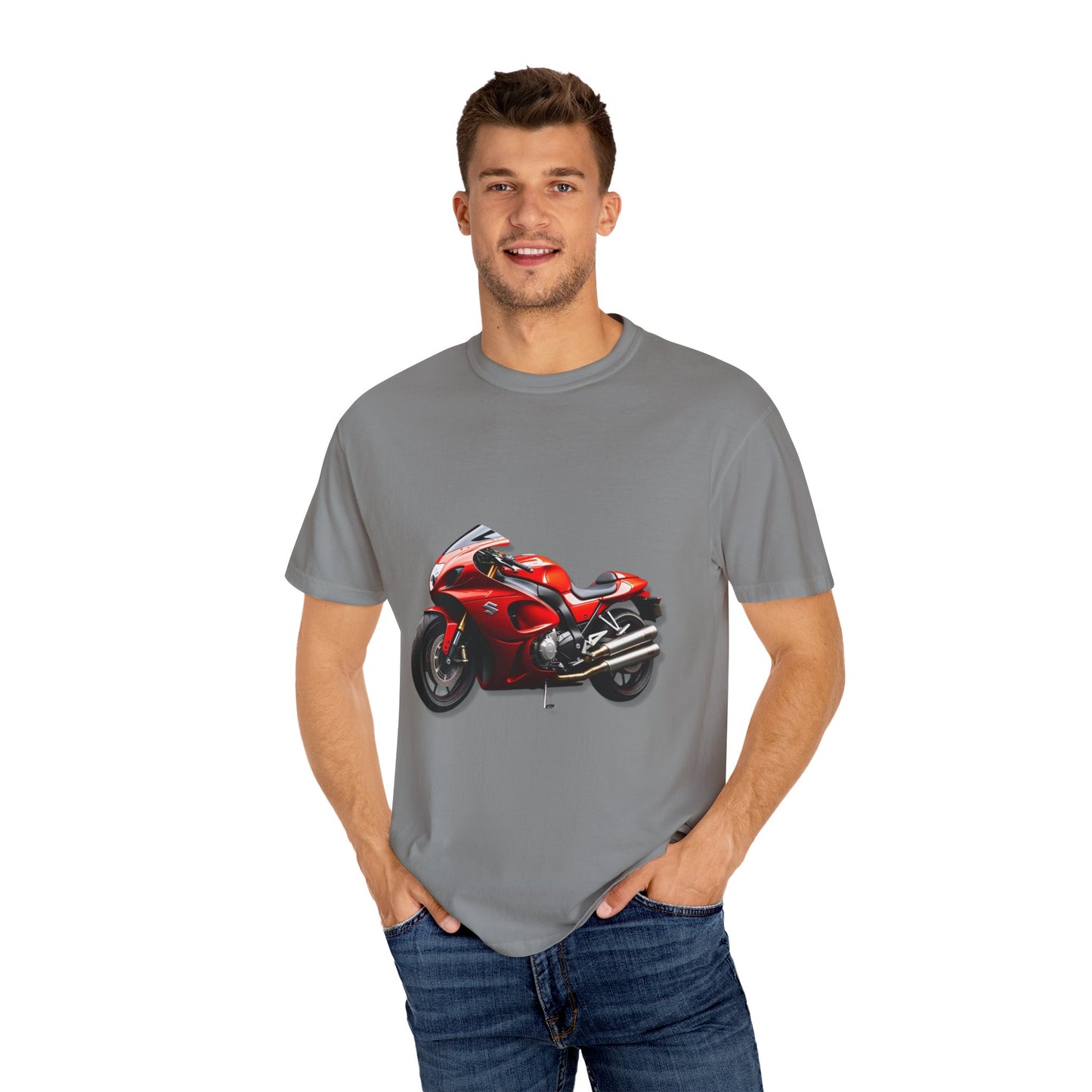 Biker Graphic Unisex T-Shirt - Vintage Motorcycle Design