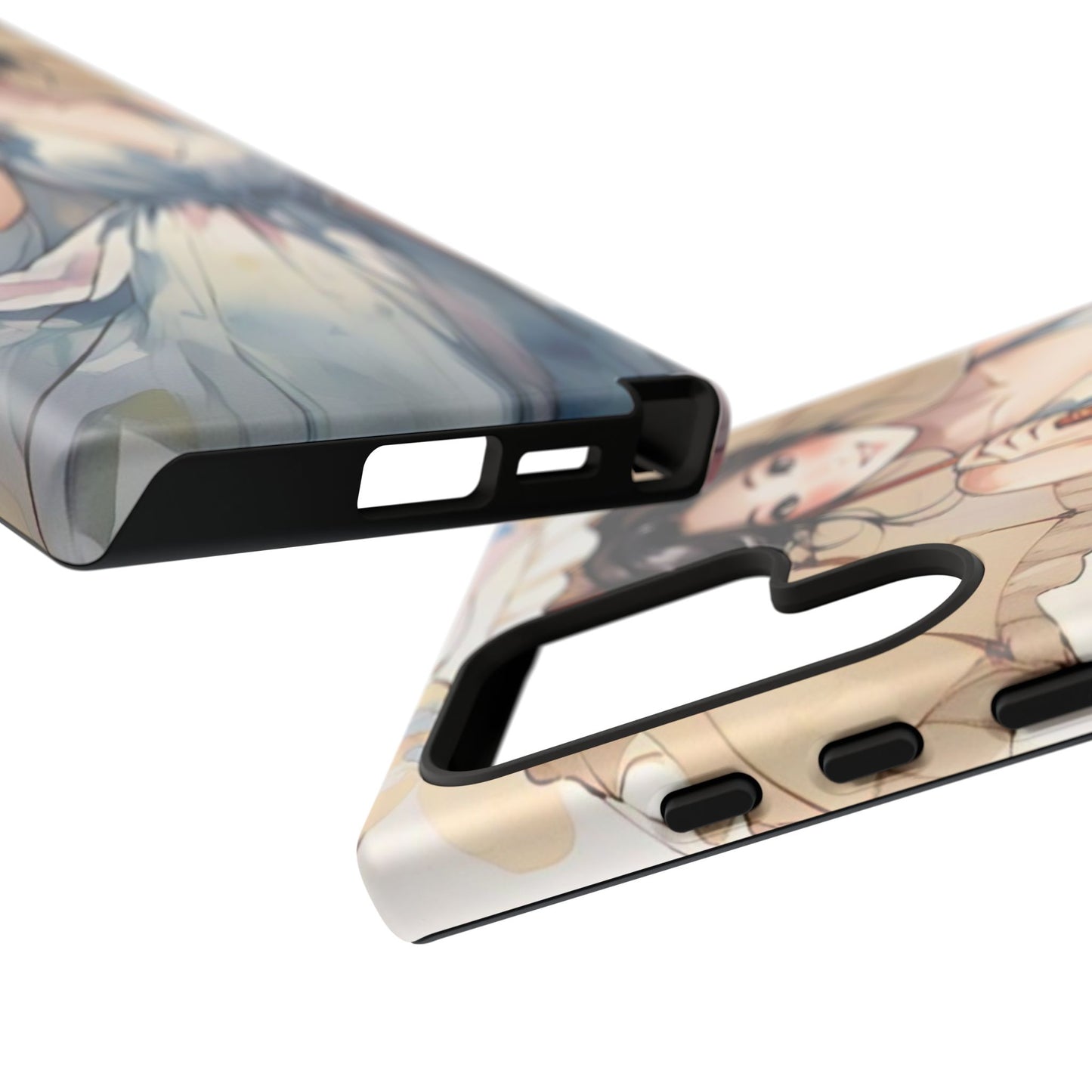 Elegant Floral Phone Case with Umbrella Design
