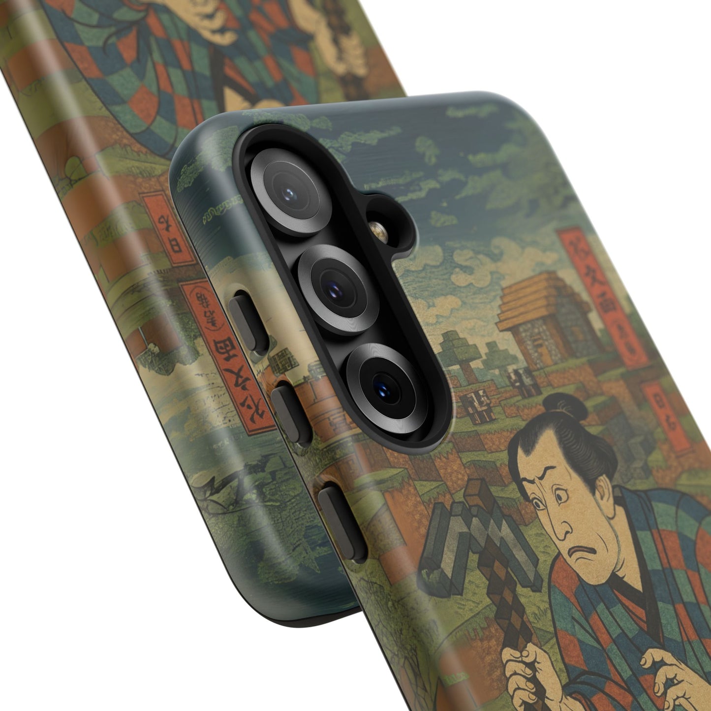 Tough Cases - Japanese Art Phone Case with Warrior Design